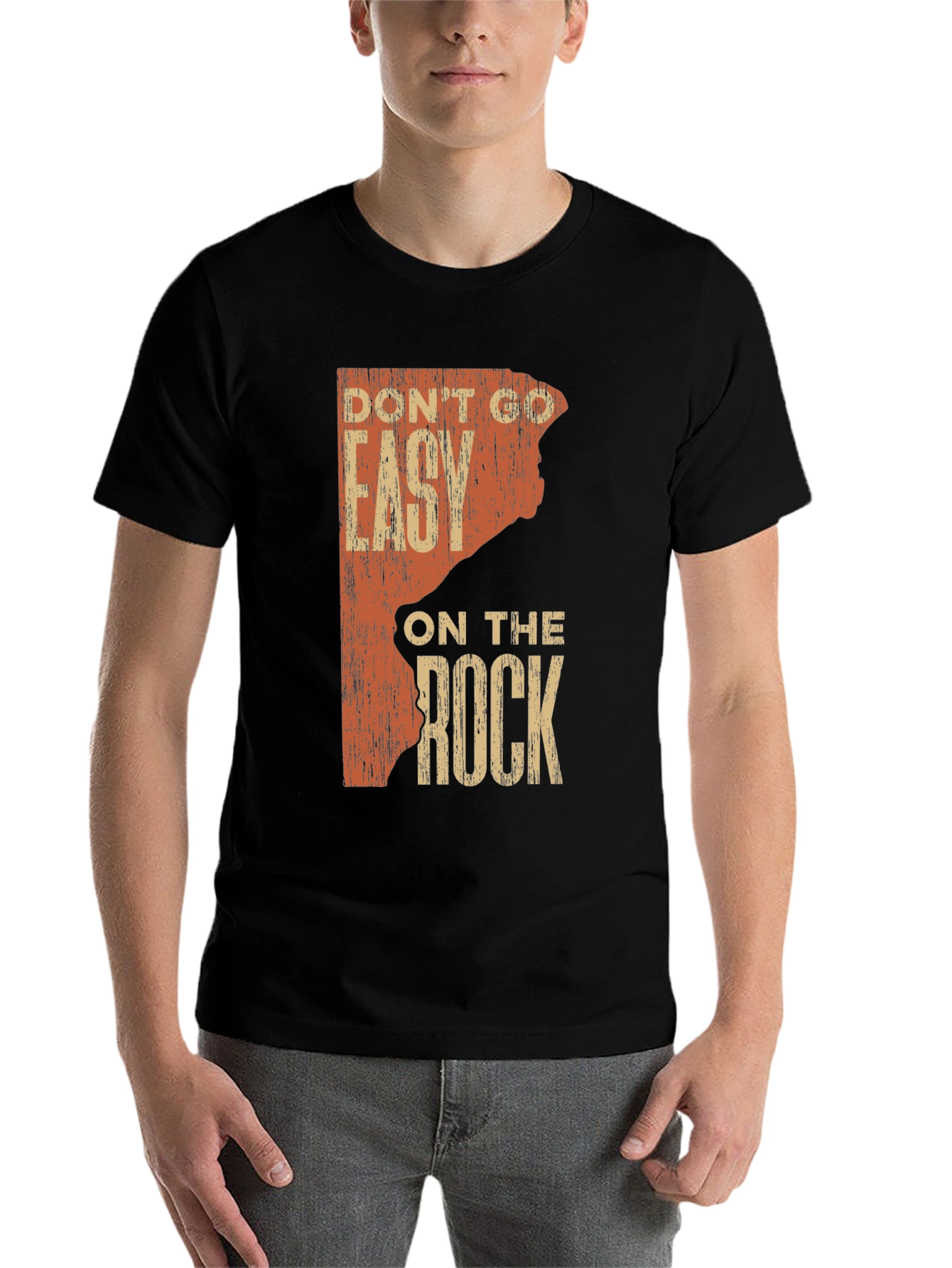 Black Rock Climbing T-Shirt: Don't Go Easy on the Rock view 7
