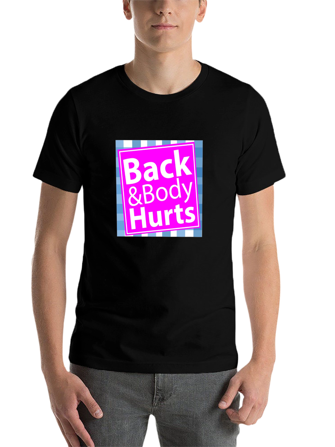 Black Back & Body Hurts Graphic T-Shirt view 7