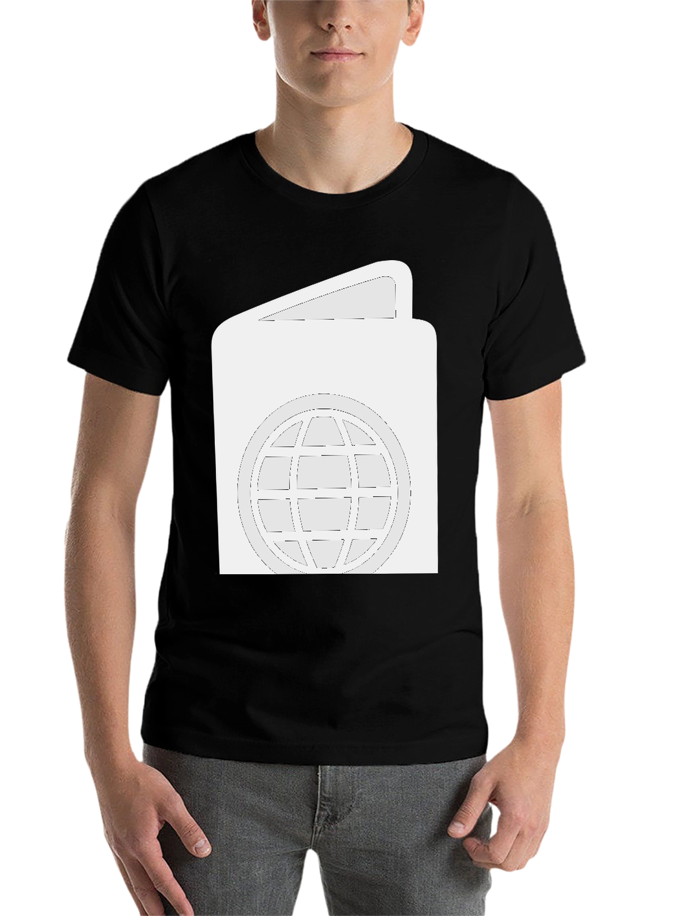 Black Passport T-Shirt - Travel the World in Style! view 7