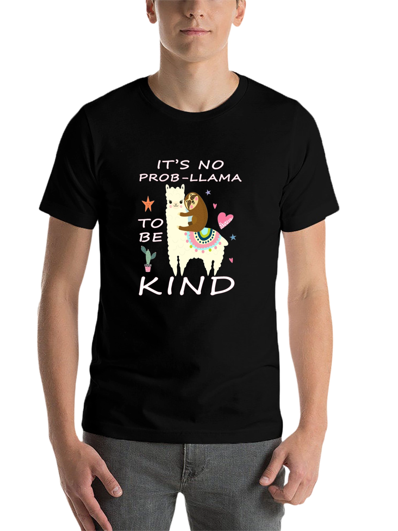 It's No Prob-Llama to be Kind T-Shirt - 7
