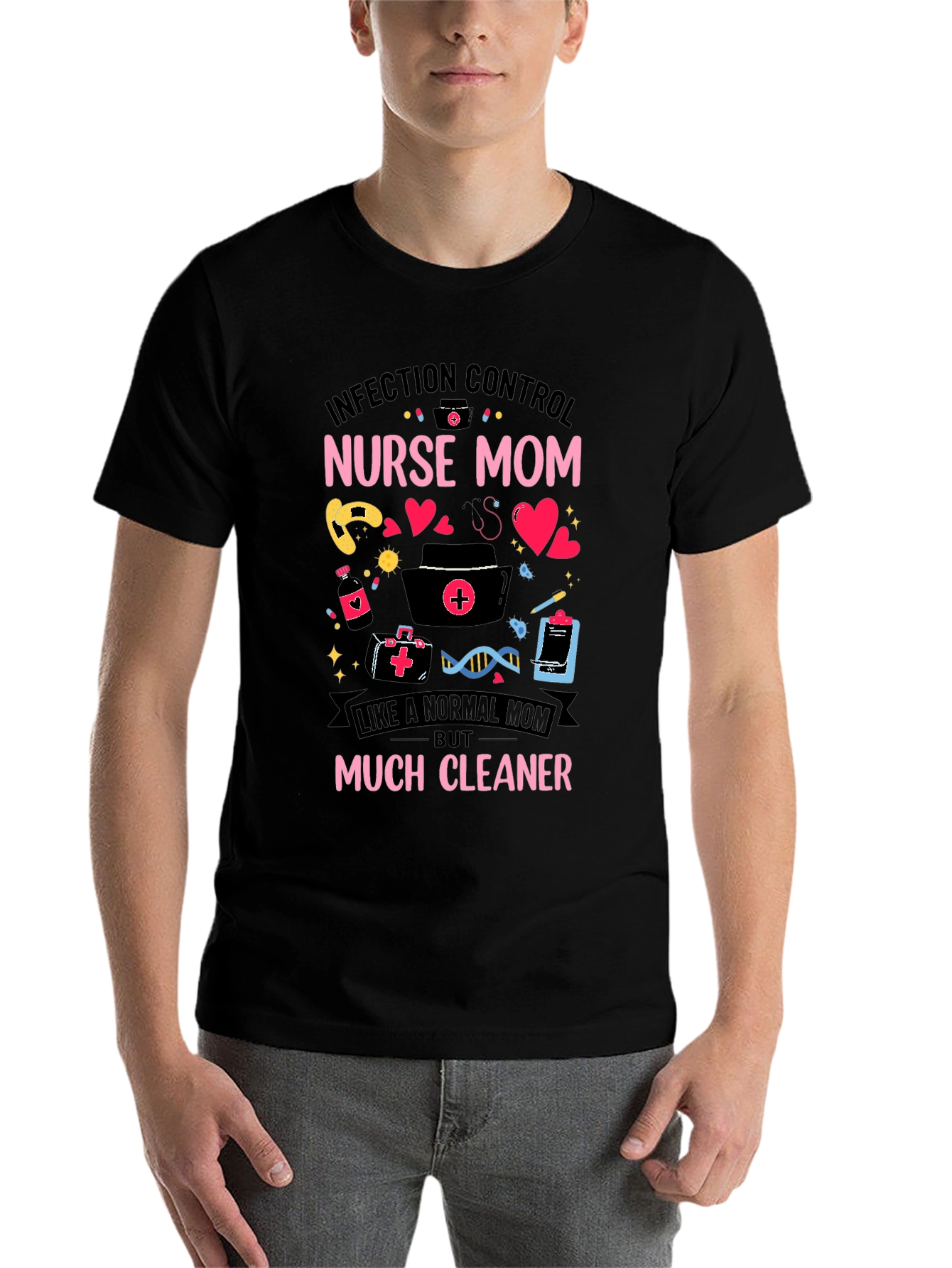 Infection Control Nurse Mom T-Shirt - 7