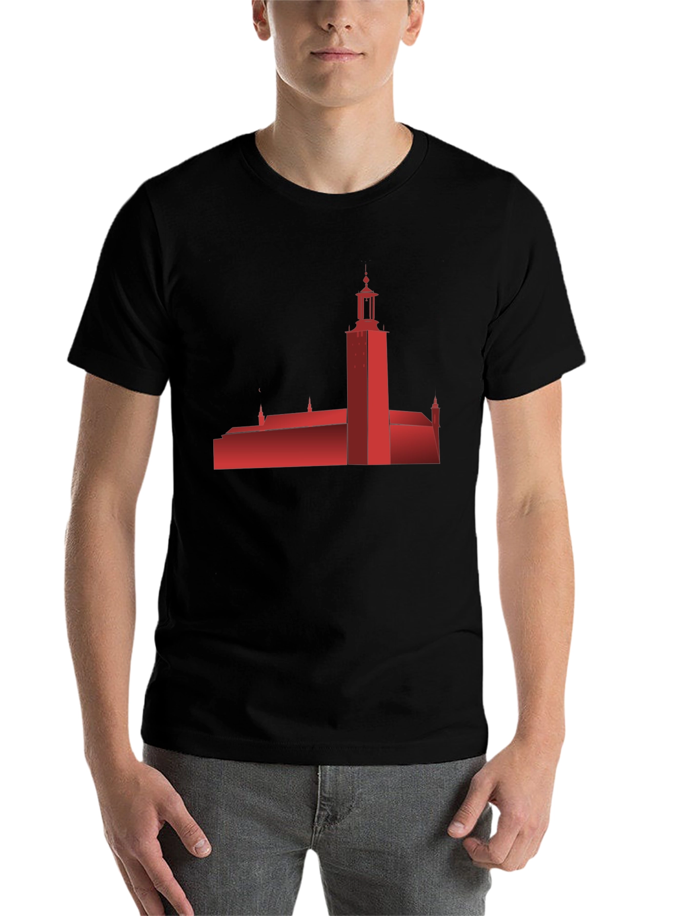 Stockholm City Hall Silhouette T-Shirt - 7