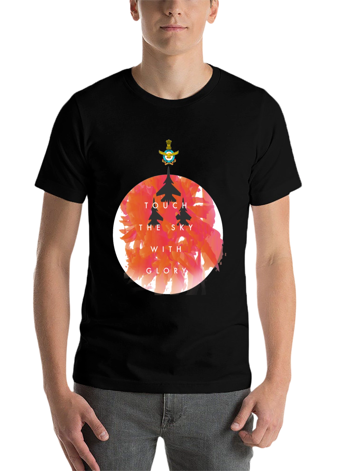 Black Touch the Sky With Glory T-Shirt view 7