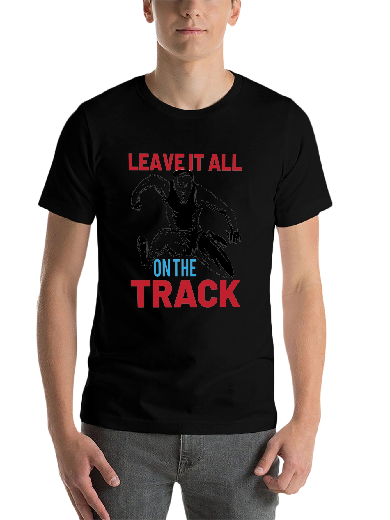 Leave it All on the Track Graphic Tee - 7