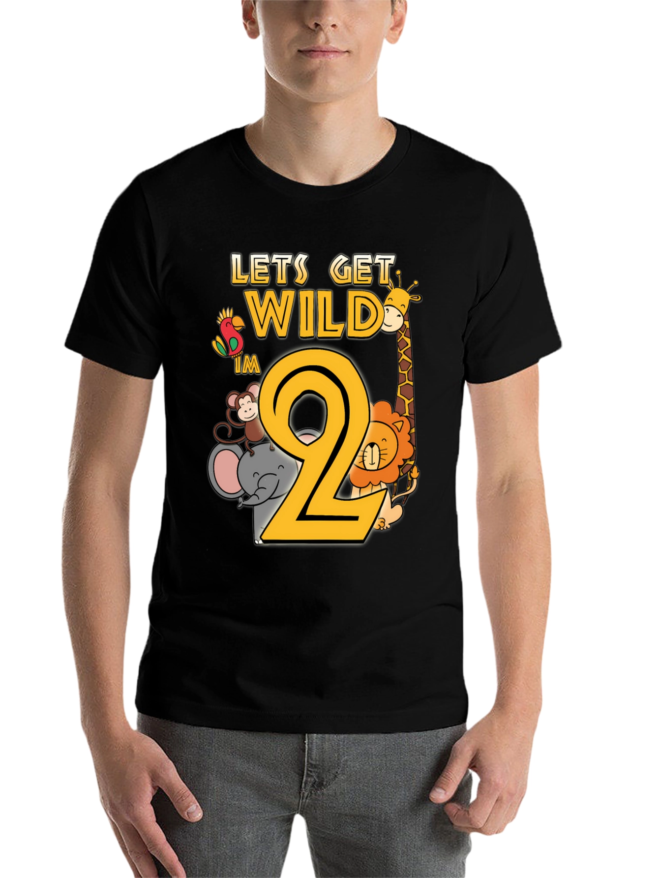 Let's Get Wild I'm 2nd Birthday T-Shirt - 7