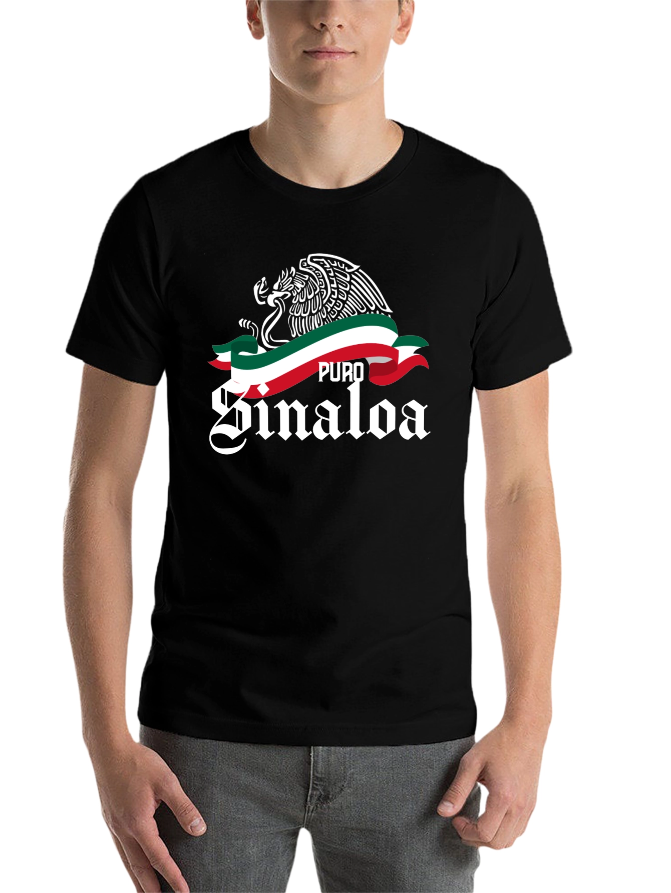 Puro Sinaloa Eagle Graphic T-Shirt - 7