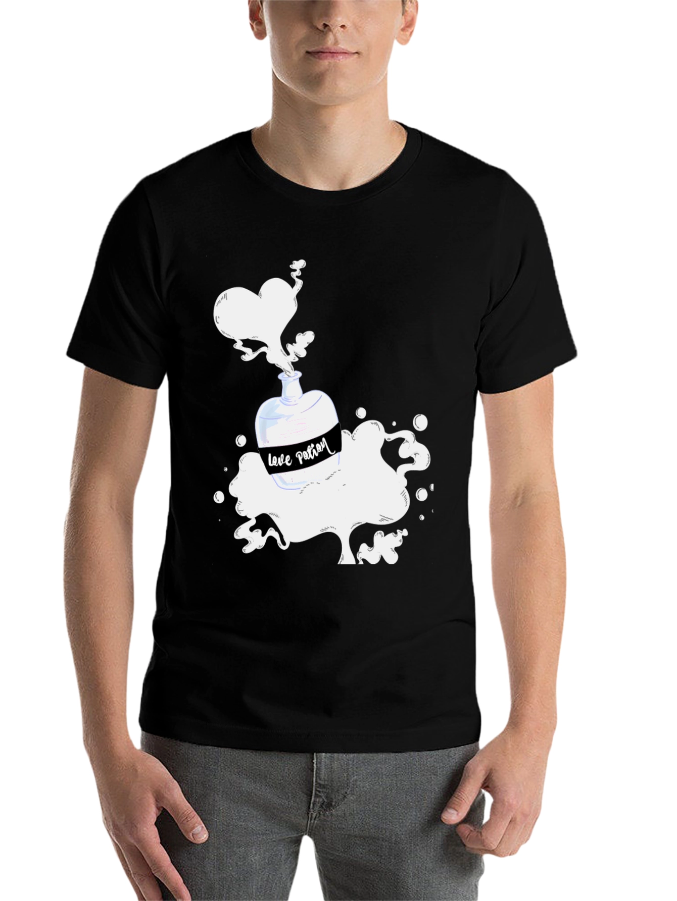 Black Love Potion T-Shirt view 7