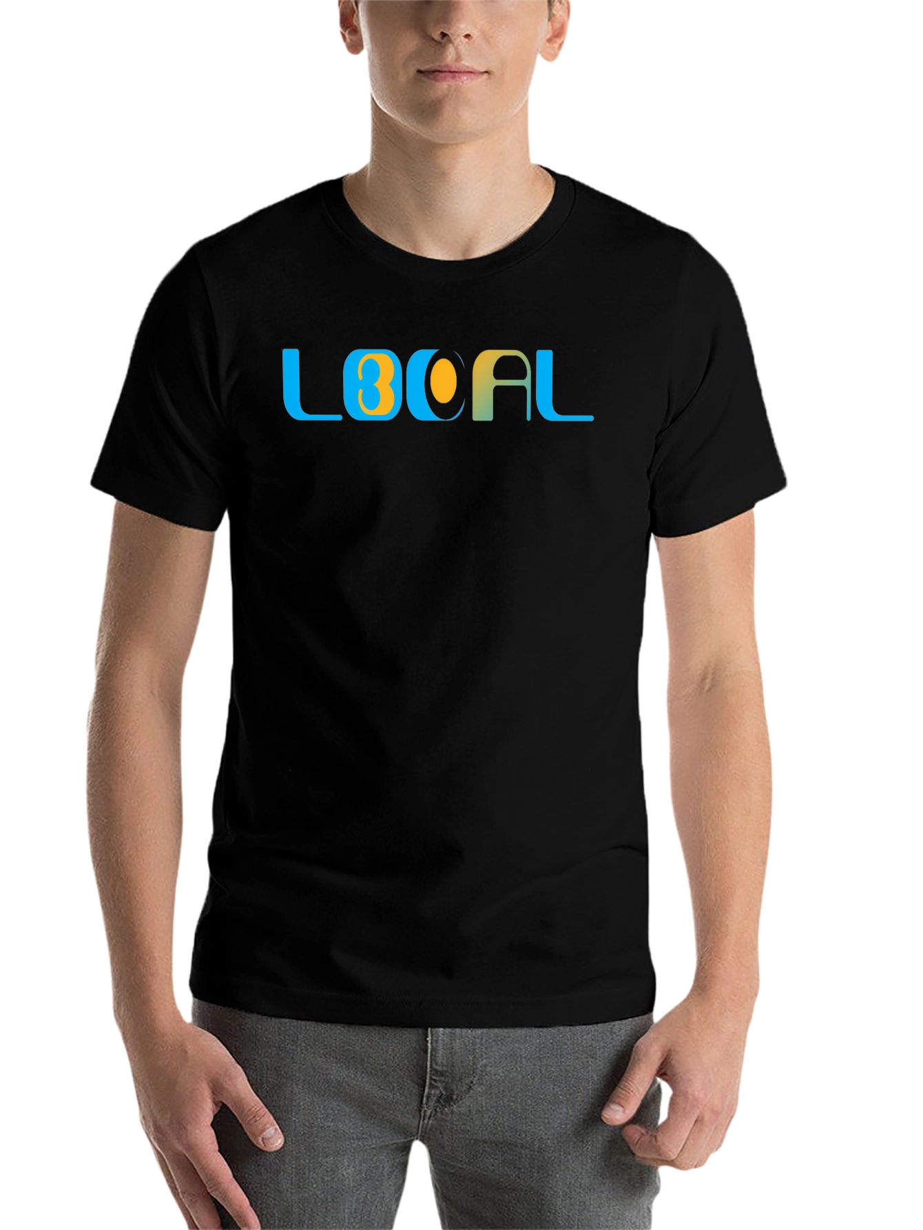 Black Local Graphic Tee - Stylish Everyday Wear view 7