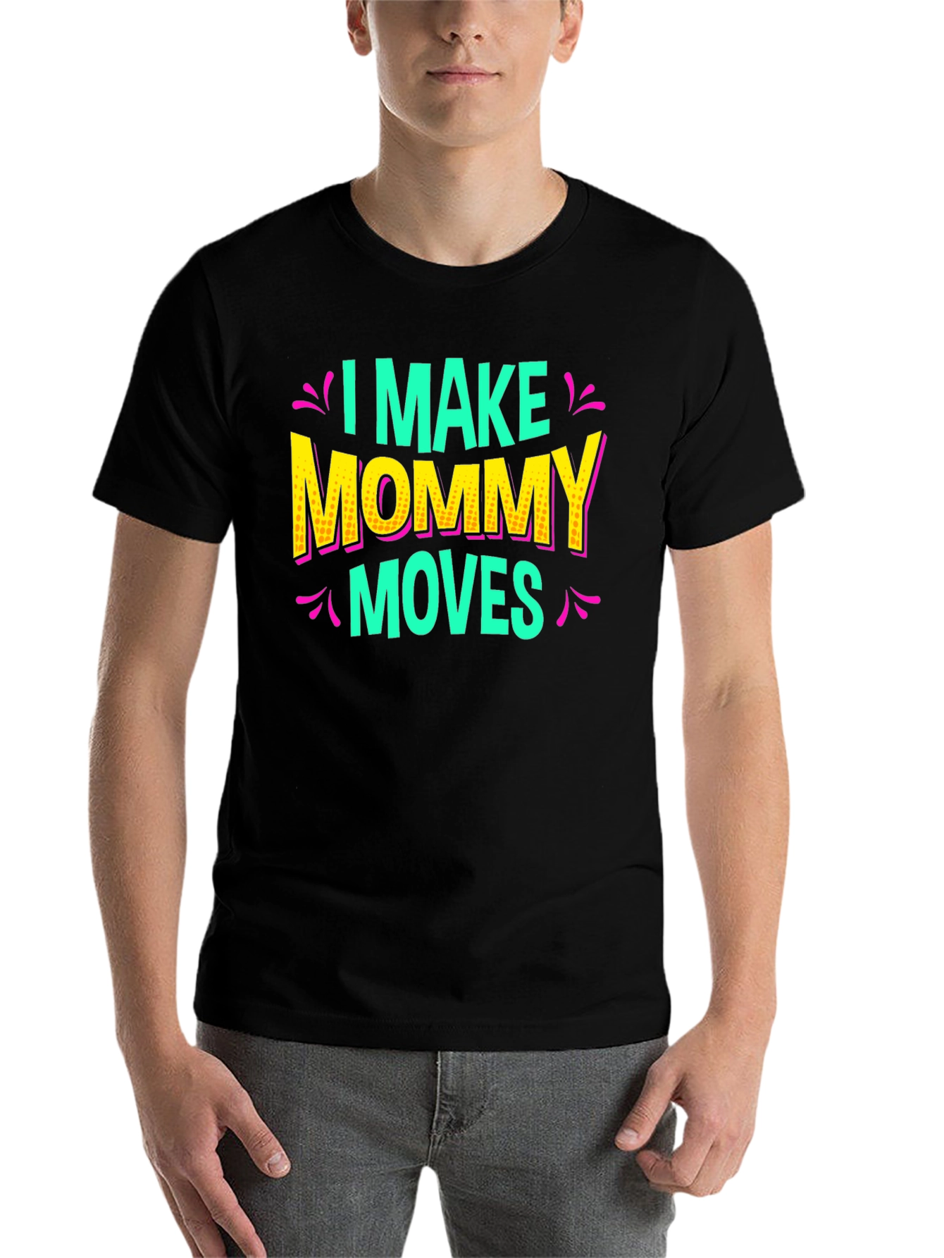 Black I Make Mommy Moves Graphic Tee view 7