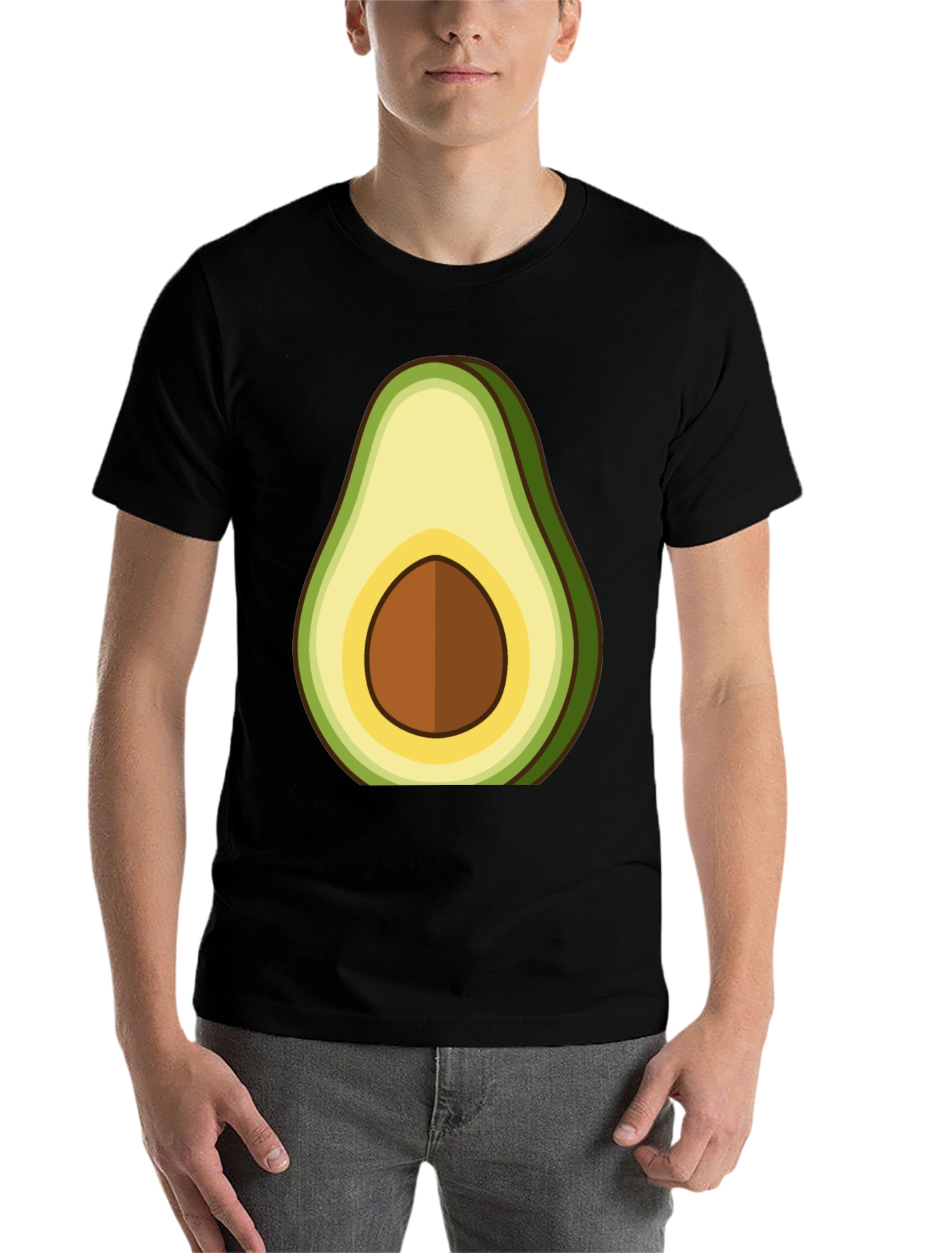 Black Avocado Graphic Tee - Fresh & Fun! view 7