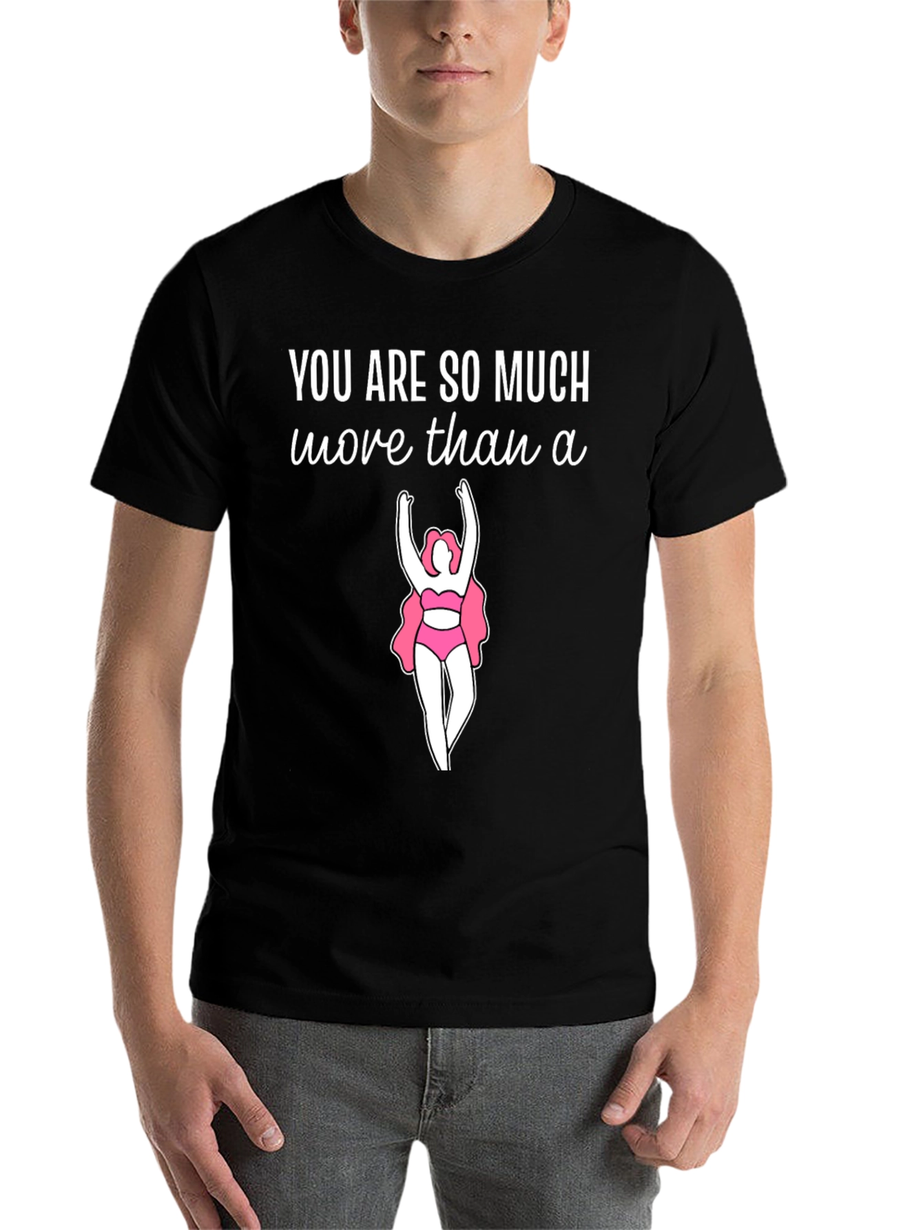 Black Empowering Black T-Shirt - You Are So Much More view 7