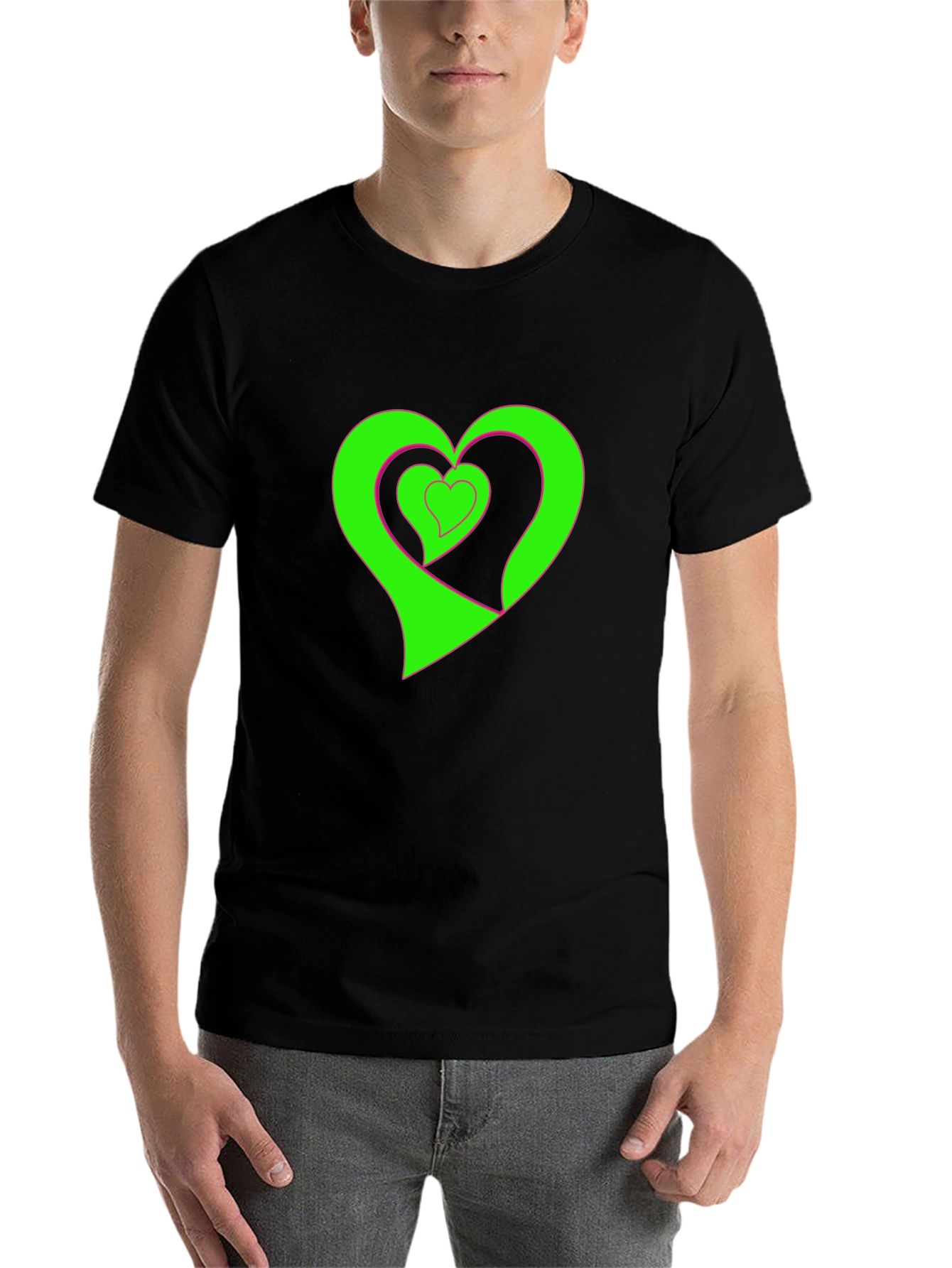 Black Heart Graphic Black Tee view 7