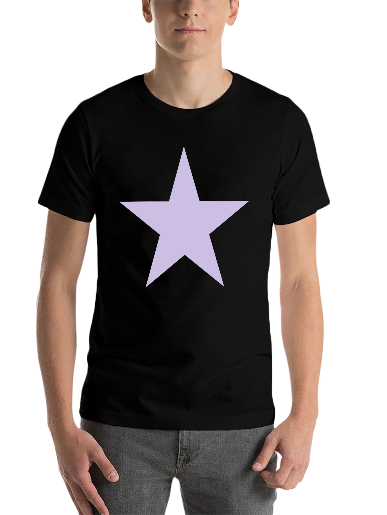 Black Star Graphic Black T-Shirt view 7