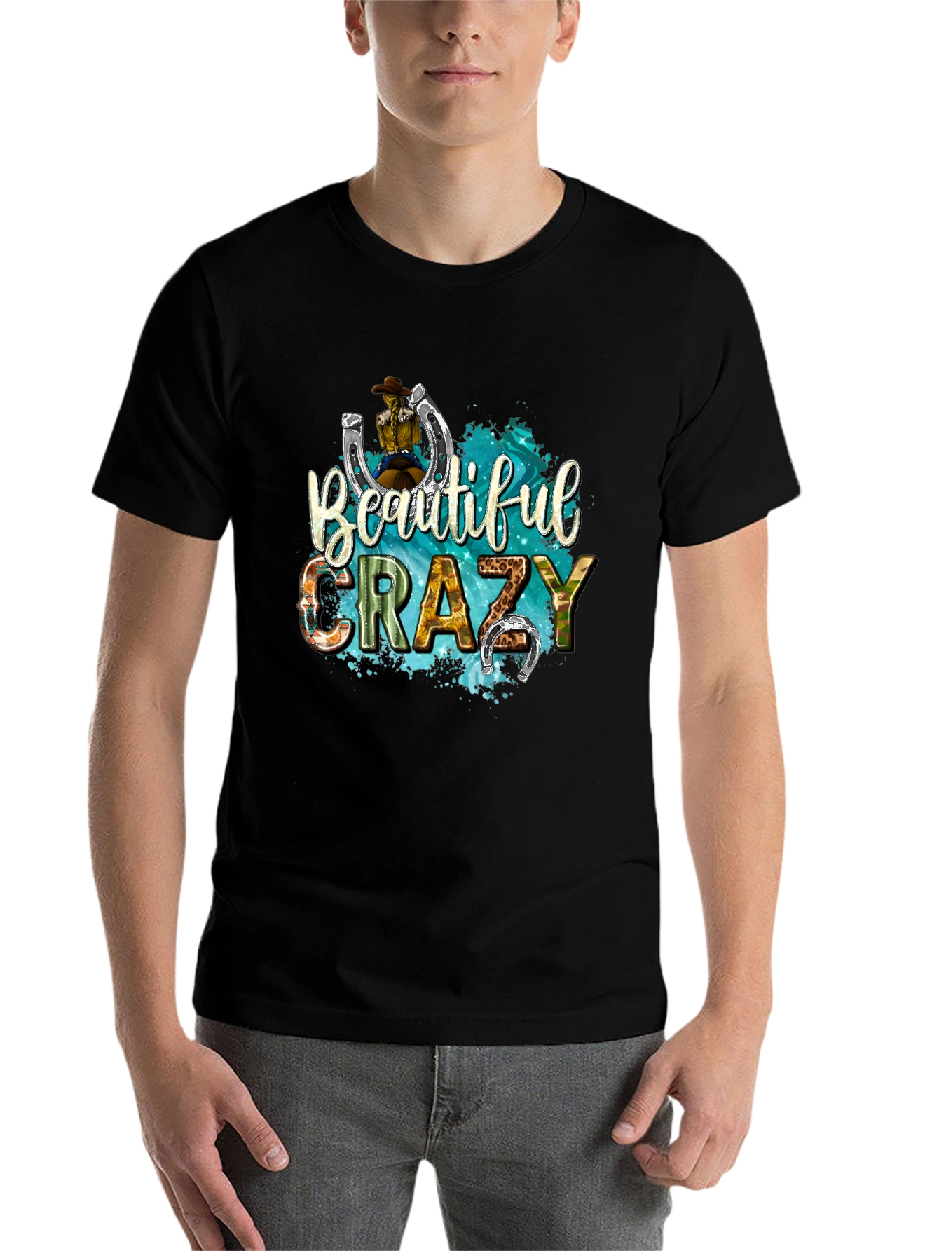 Black Beautiful Crazy Tee view 7