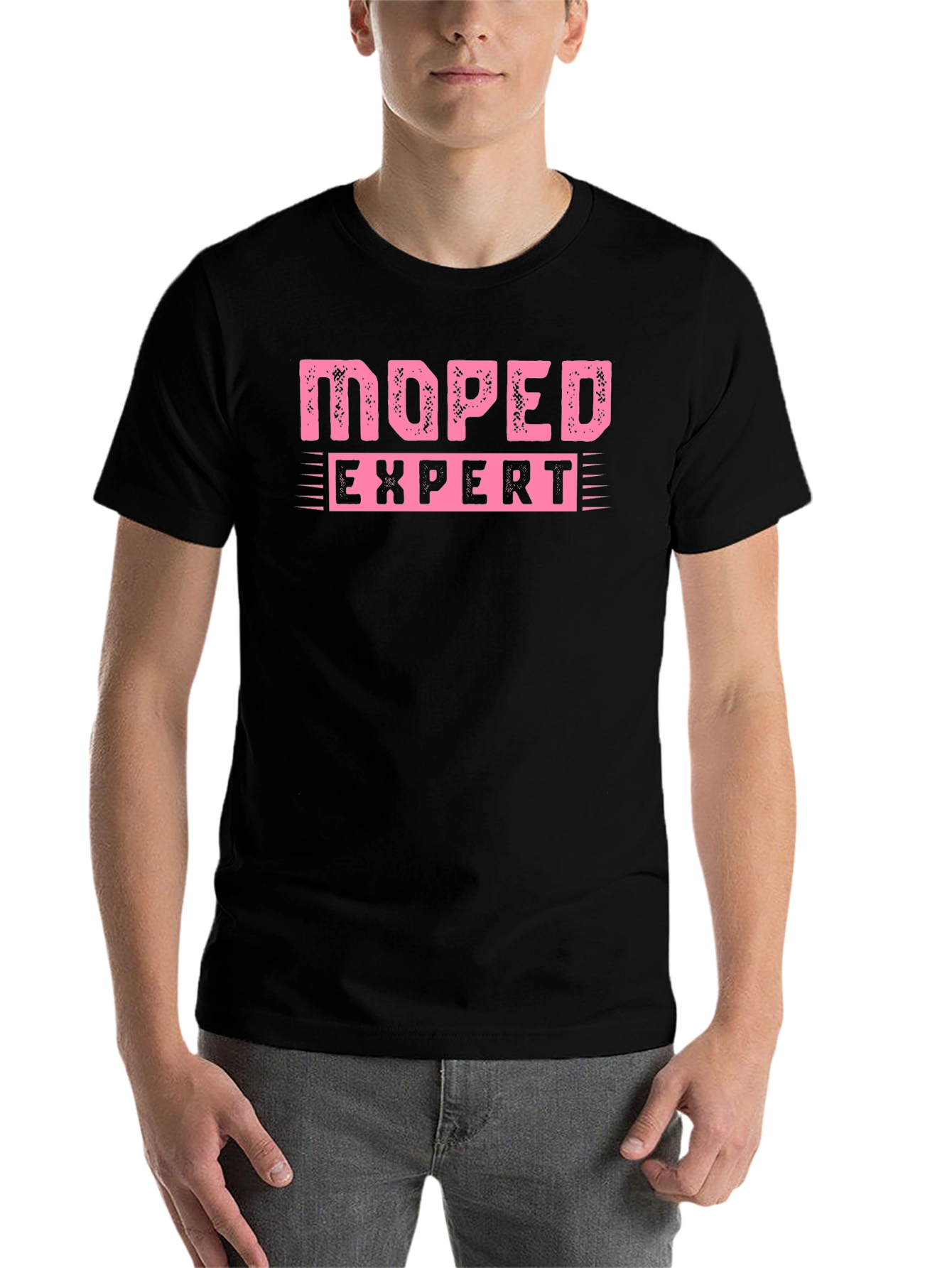 Black Moped Expert Graphic Tee - Ride in Style! view 7
