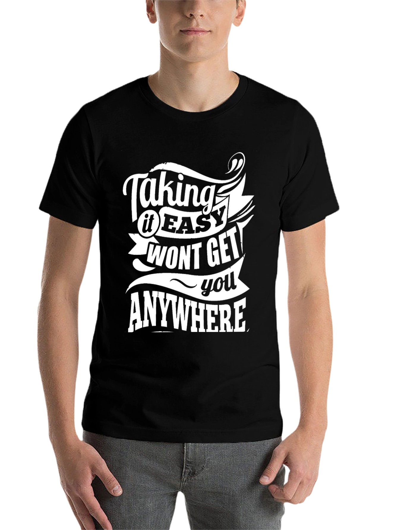 Taking It Easy T-Shirt - Motivational Graphic Tee - 7