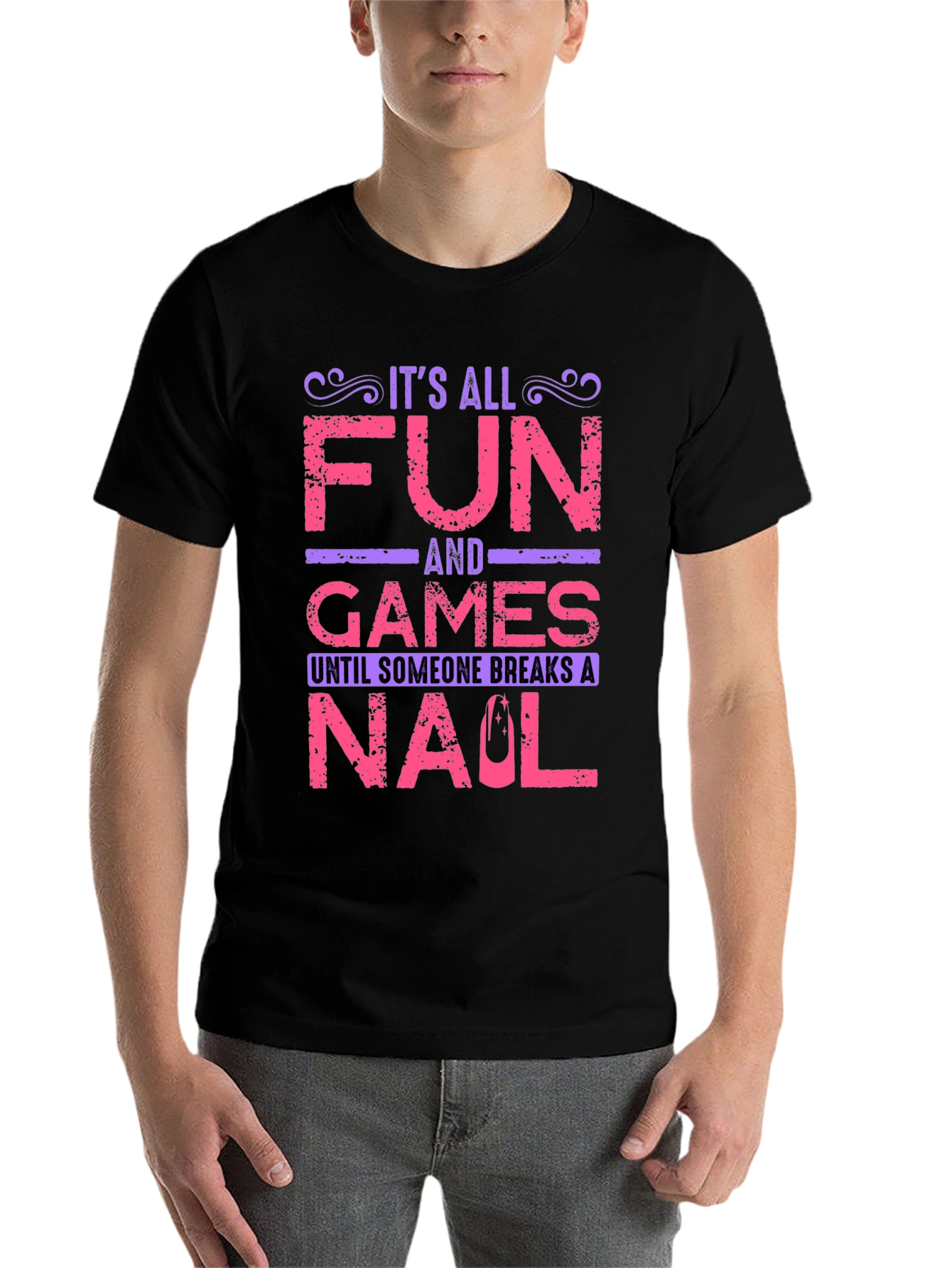 Black Fun and Games T-Shirt view 7