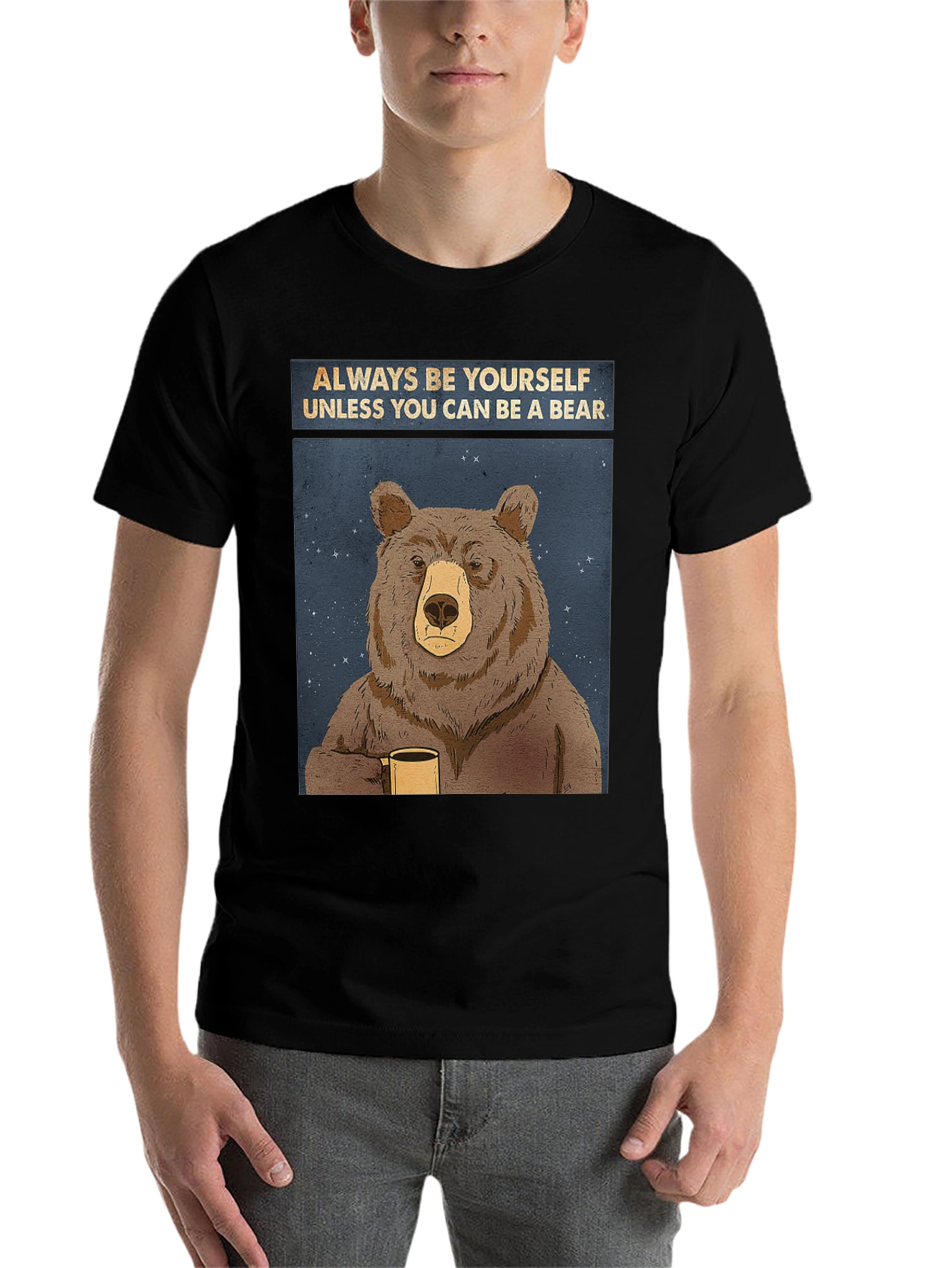 Black Always Be Yourself Unless You Can Be A Bear T-Shirt view 7