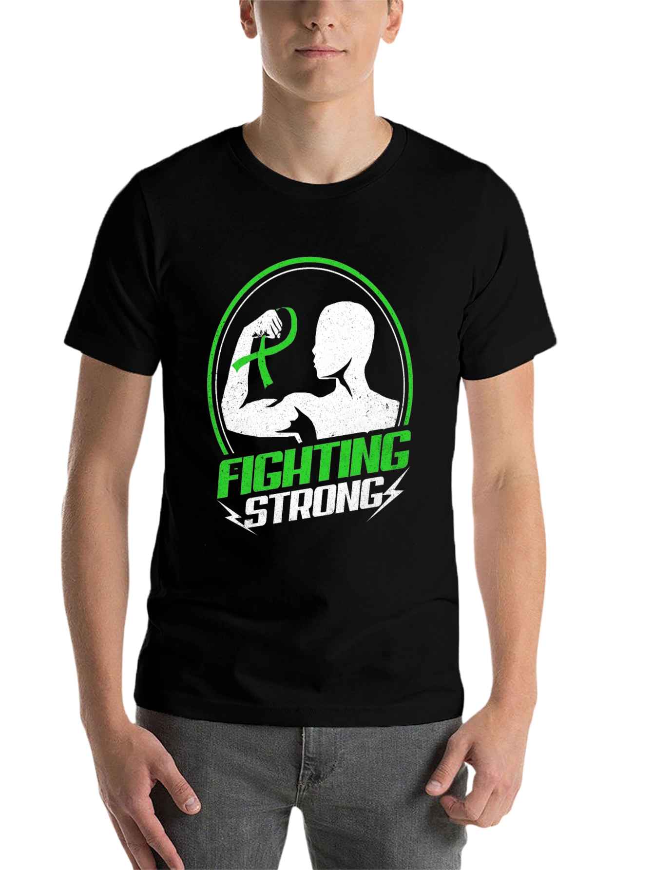 Fighting Strong Awareness T-Shirt - Support & Strength - 7