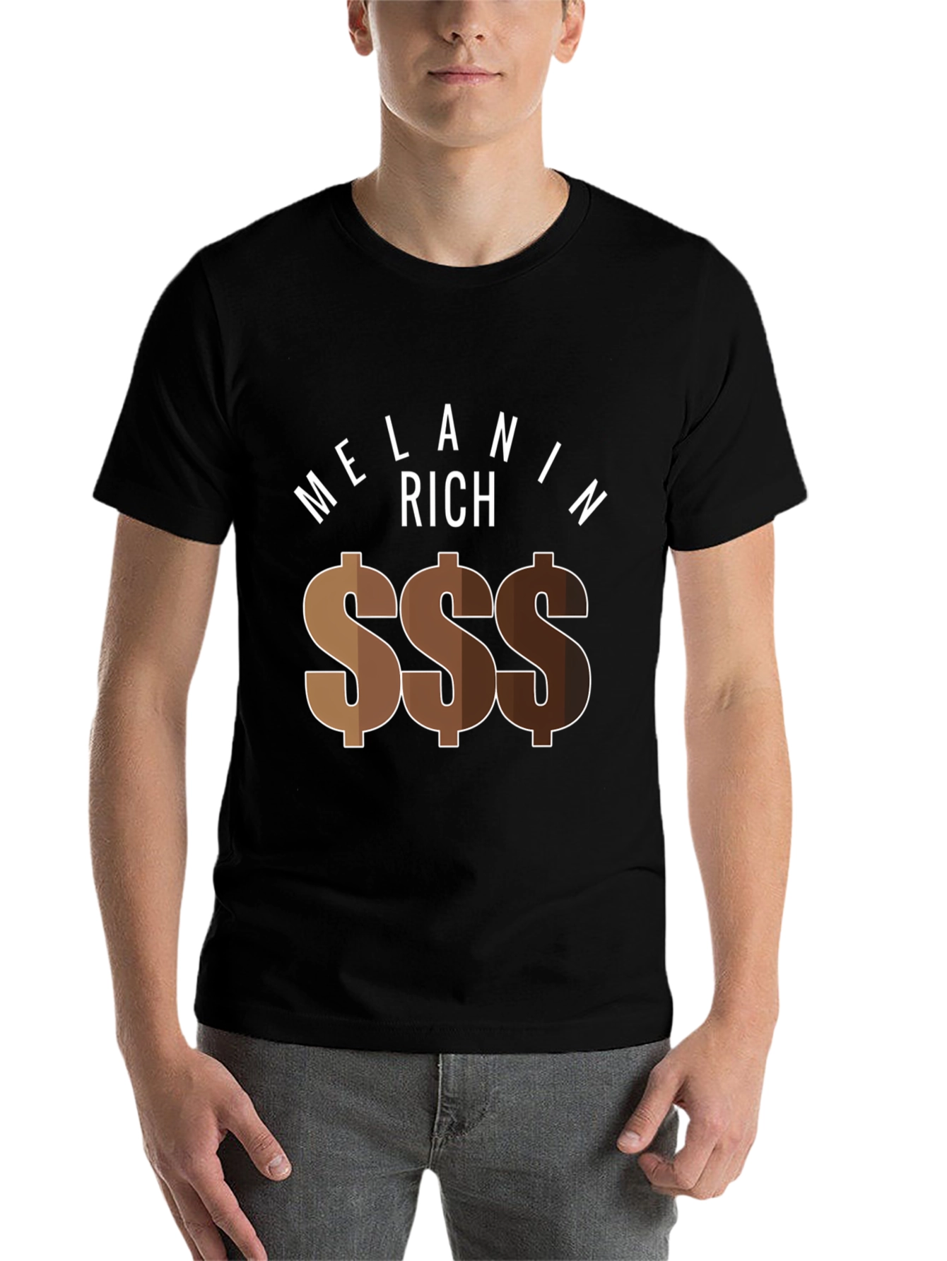 Black Melanin Rich Graphic T-Shirt view 7
