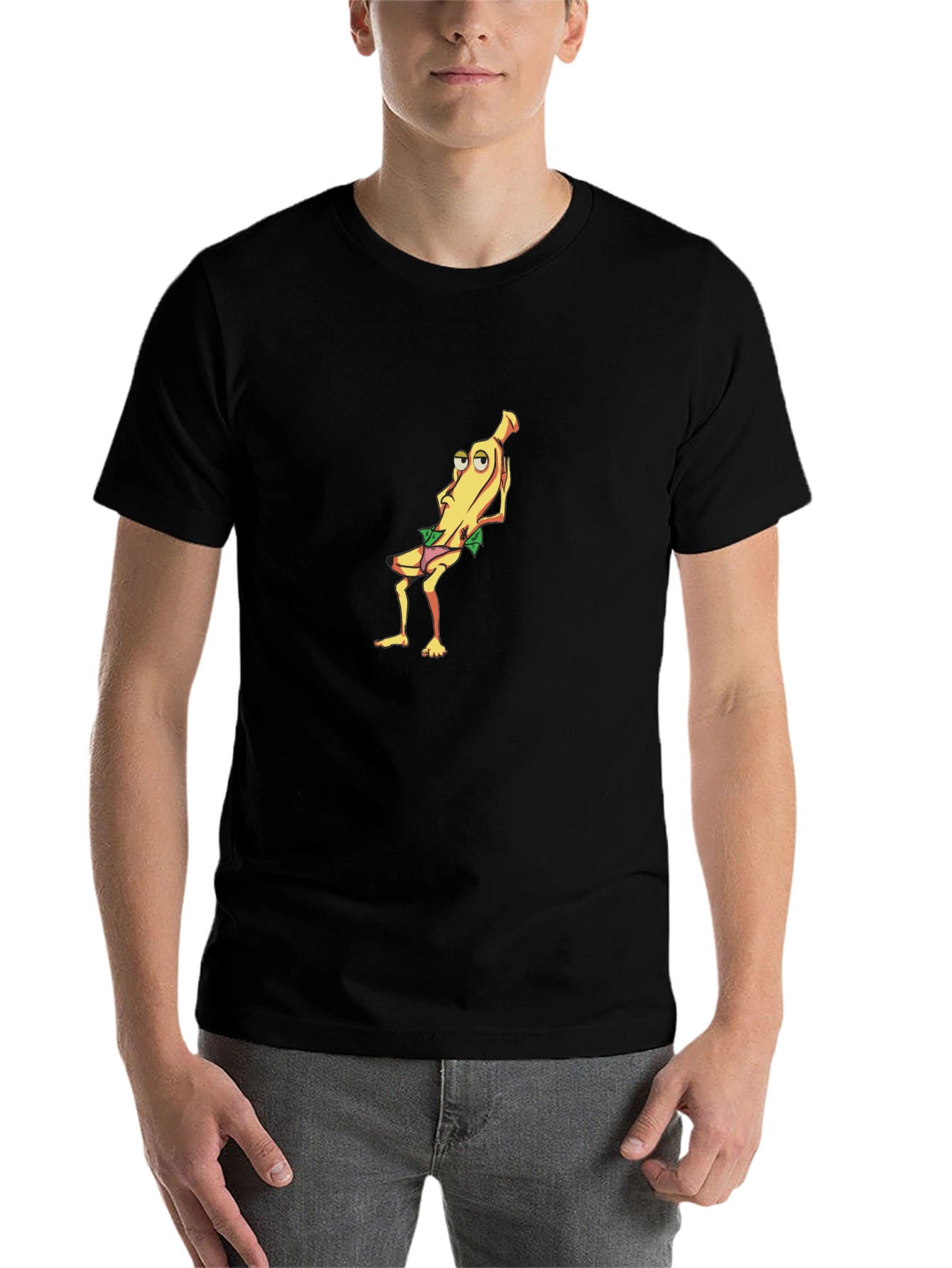 Black Banana Man Graphic T-Shirt view 7