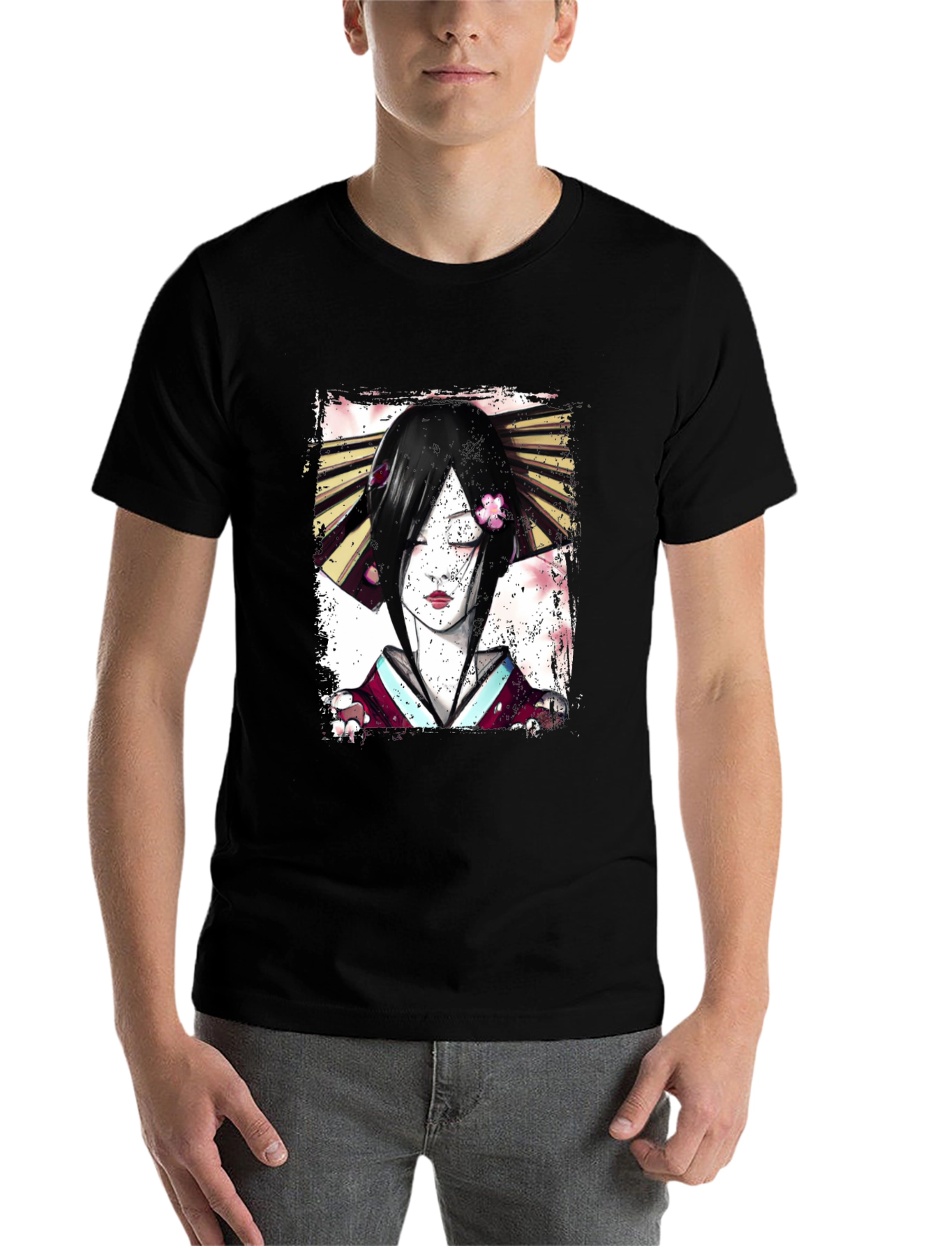 Geisha Graphic Tee - Japanese Art Shirt - 7