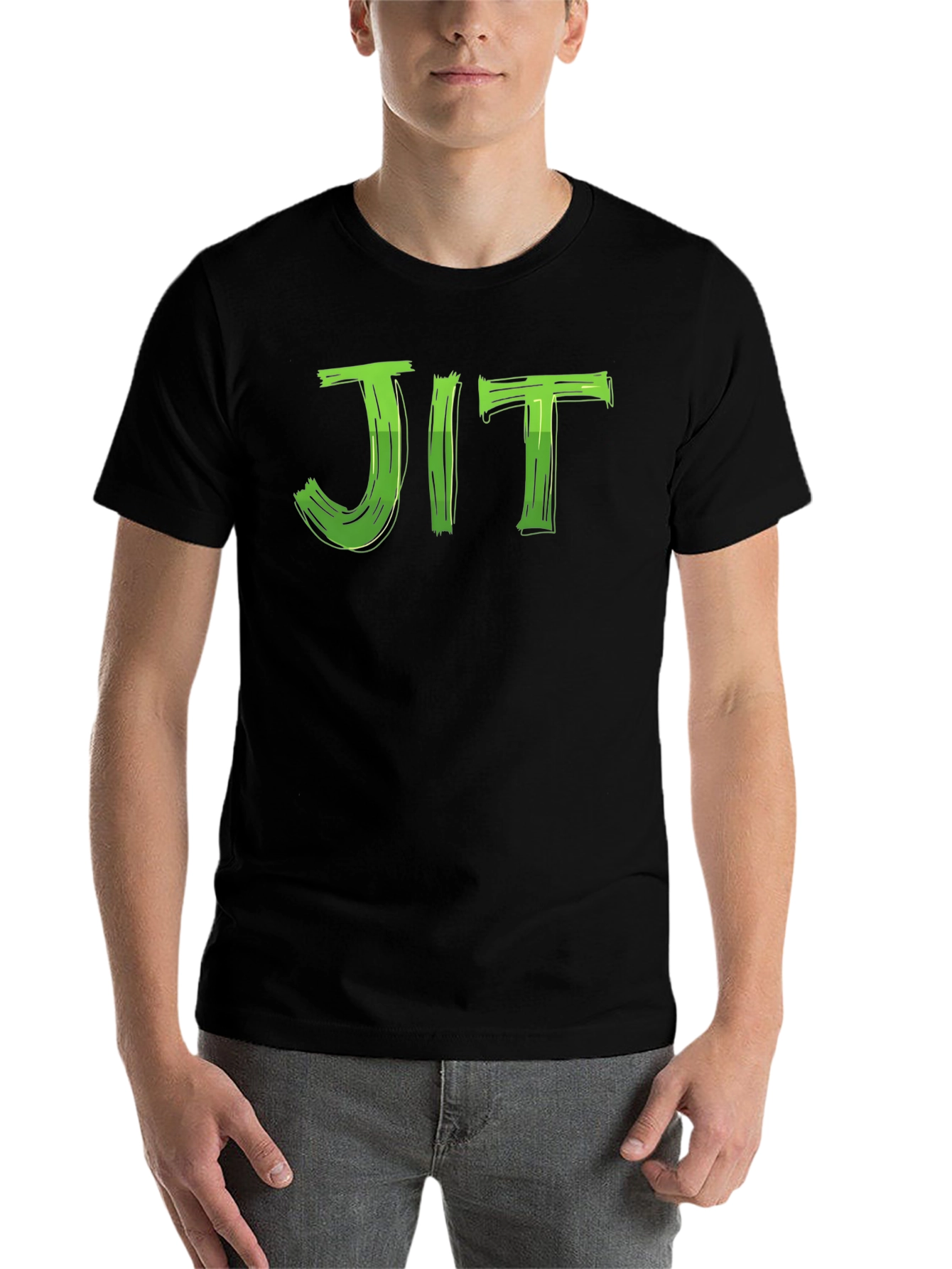 Black JIT Graphic Tee - Modern Comfort view 7