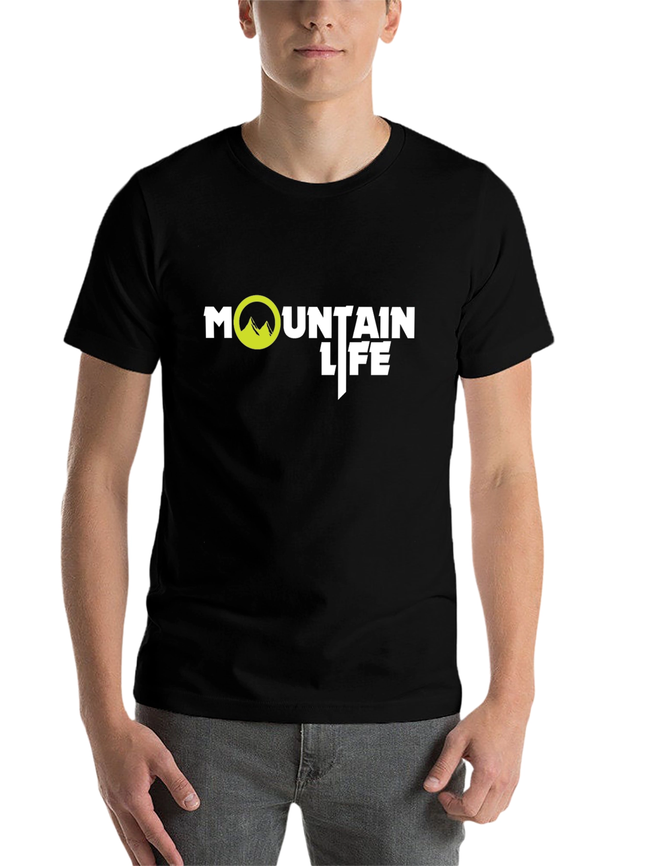 Black Mountain Life Black T-Shirt: Adventure Ready! view 7