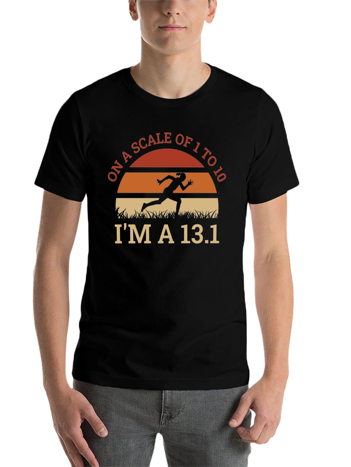 Black Runner 13.1 T-Shirt - Marathon Half Distance view 7
