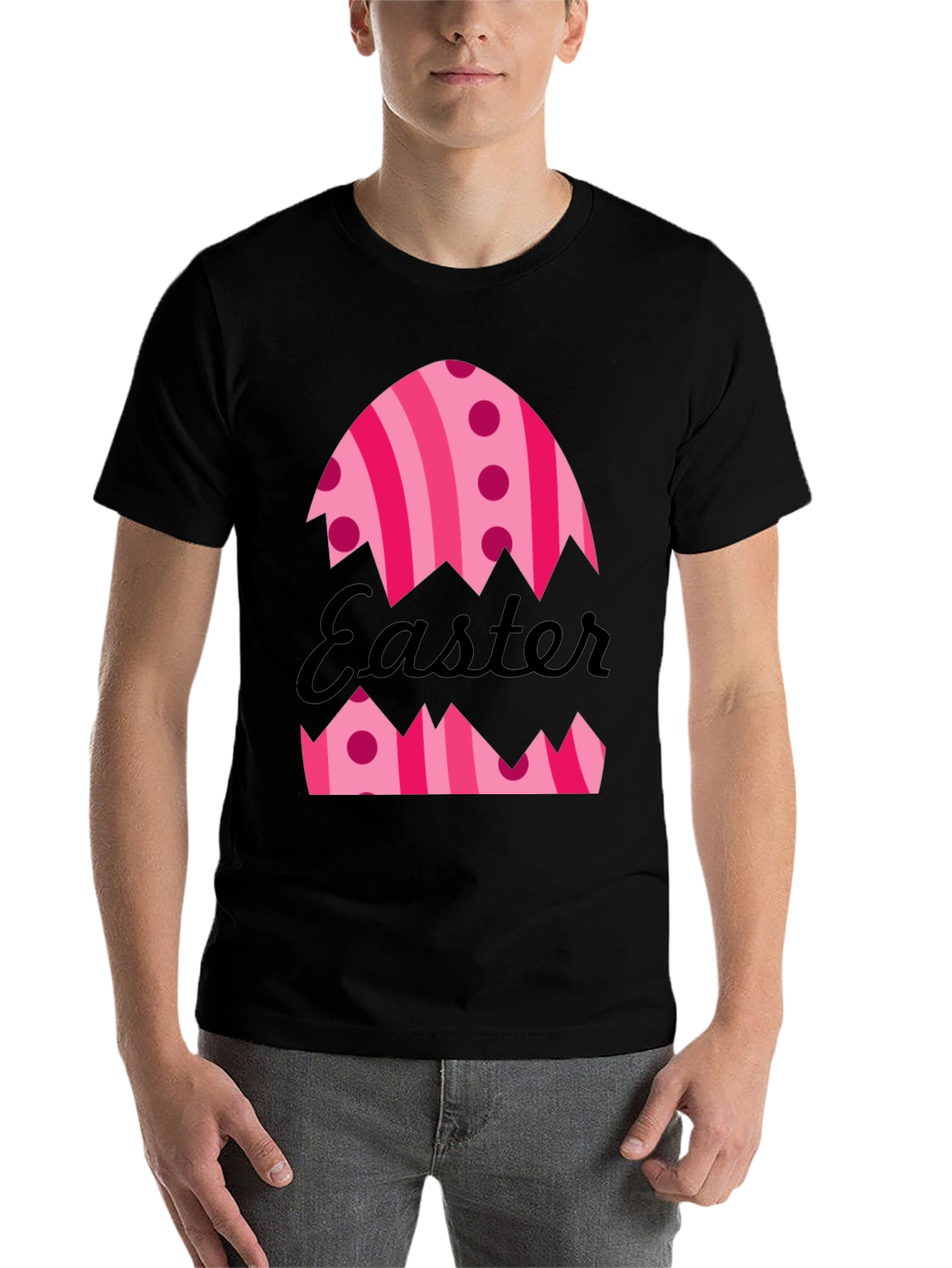 Camiseta Huevo de Pascua Rayas y Lunares