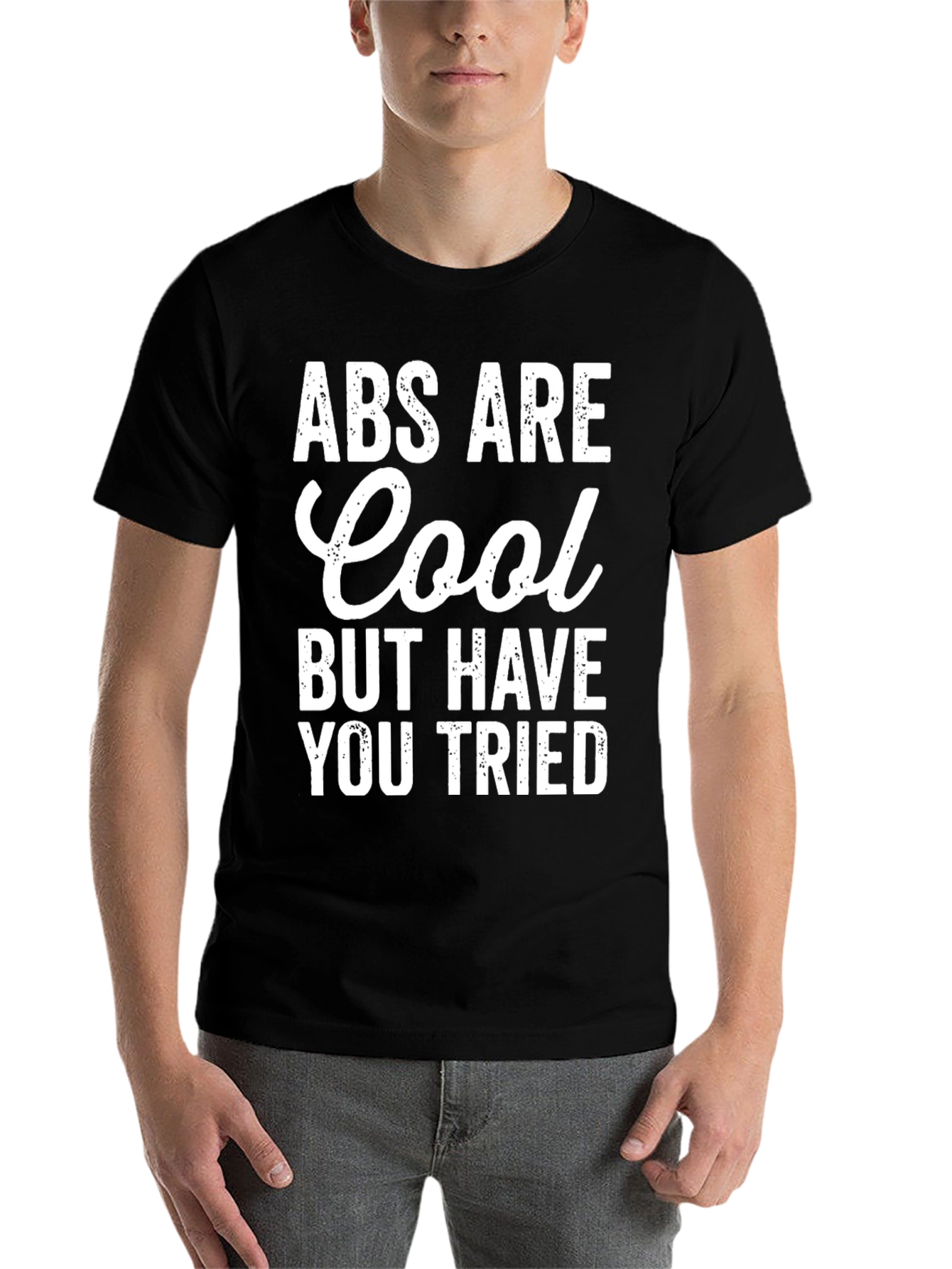 Black Abs are Cool, But Funny T-Shirt view 7