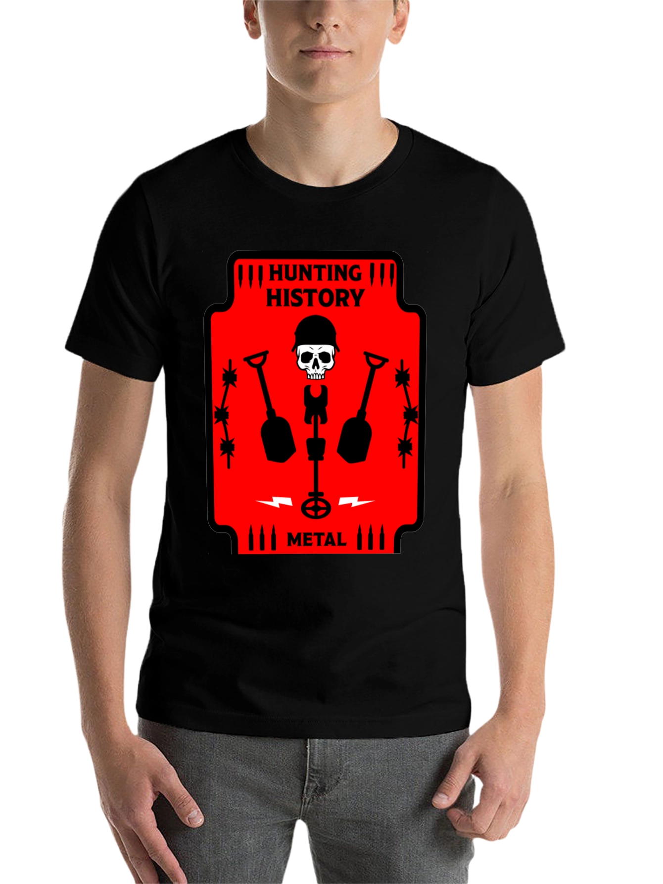 Hunting History Metal Detector T-Shirt - 7