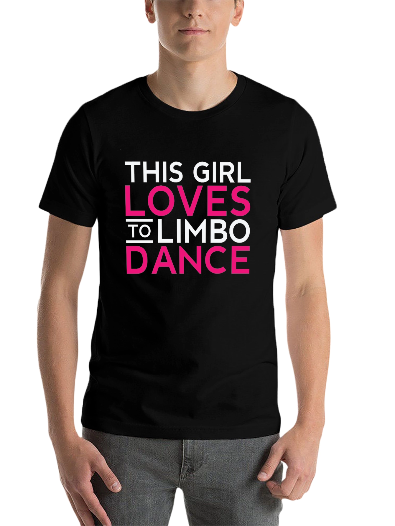 Black This Girl Loves Limbo Dance Black T-Shirt view 7