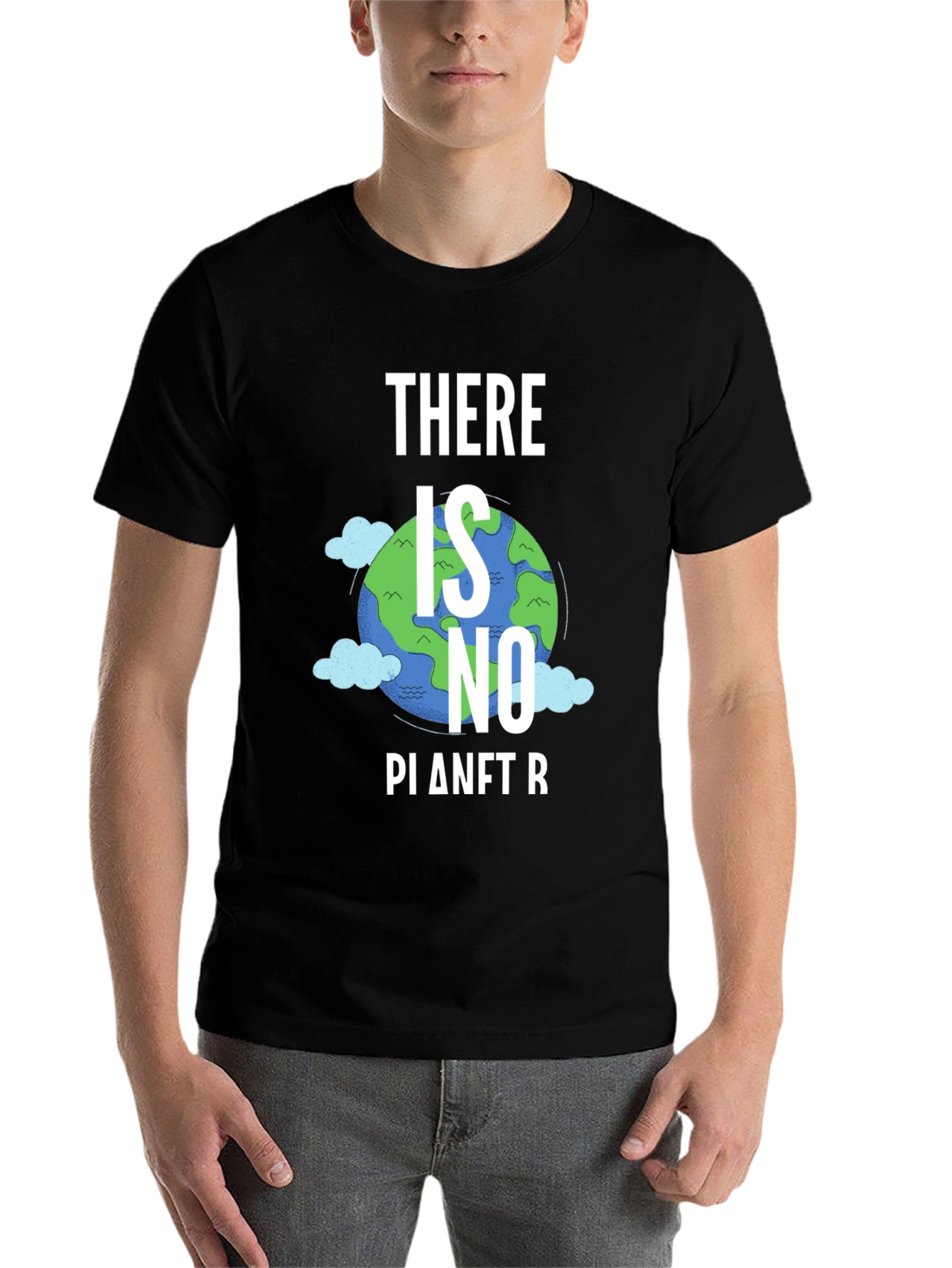 Black There Is No Planet B Graphic Tee view 7