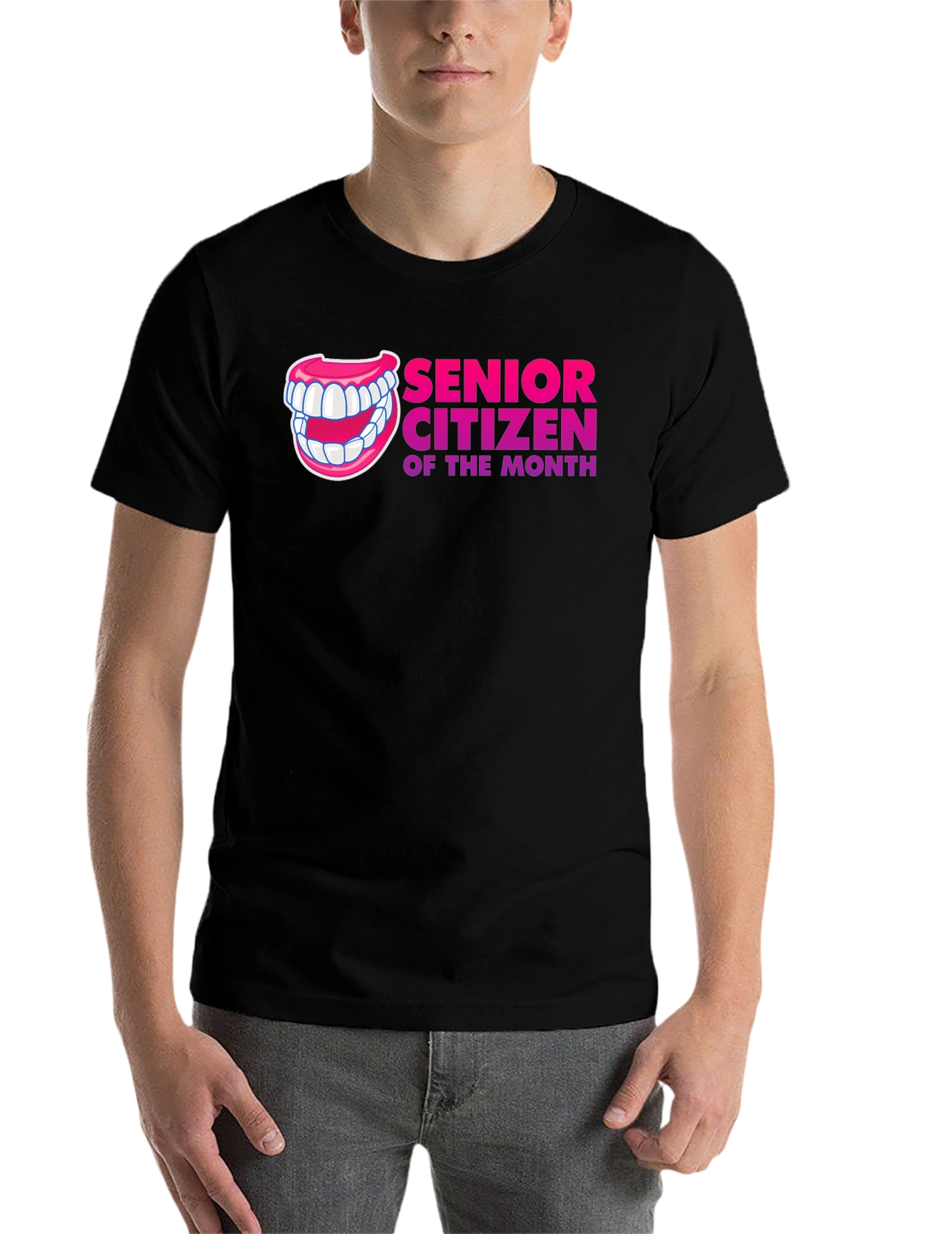 Black Senior Citizen of the Month Graphic T-Shirt view 7