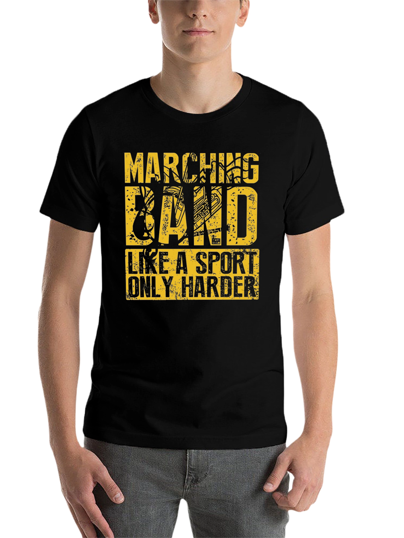 Black Marching Band is Like a Sport T-Shirt view 7