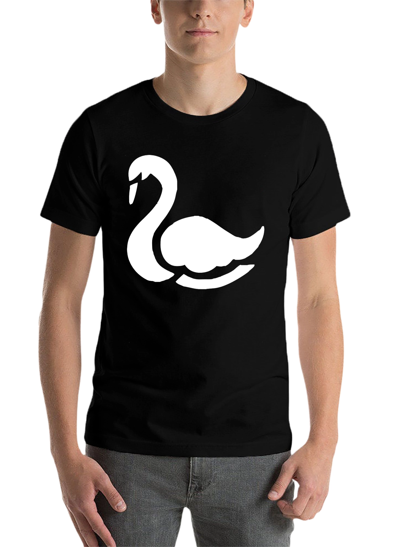 Black Swan Graphic Black T-Shirt - Stylish & Comfortable view 7