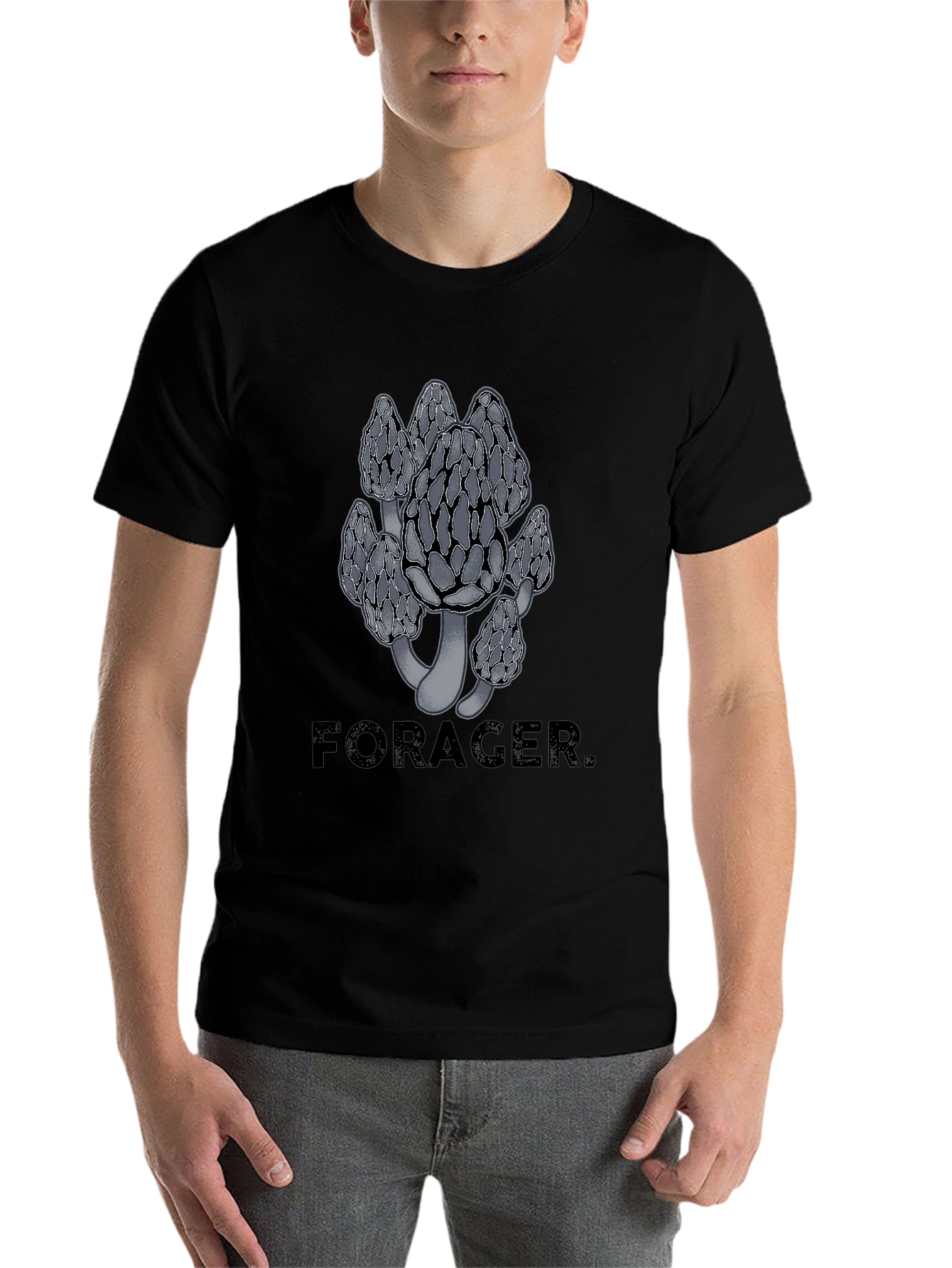 Black Forager Graphic Tee view 7