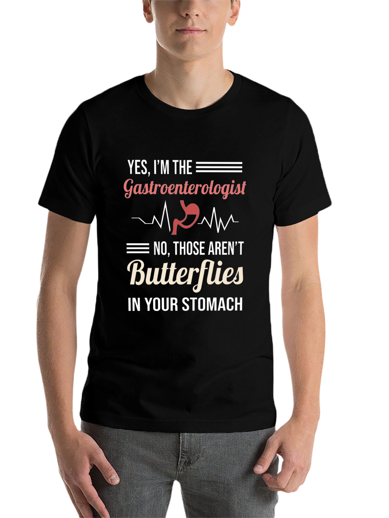 Black Gastroenterologist Humor Graphic Tee view 7