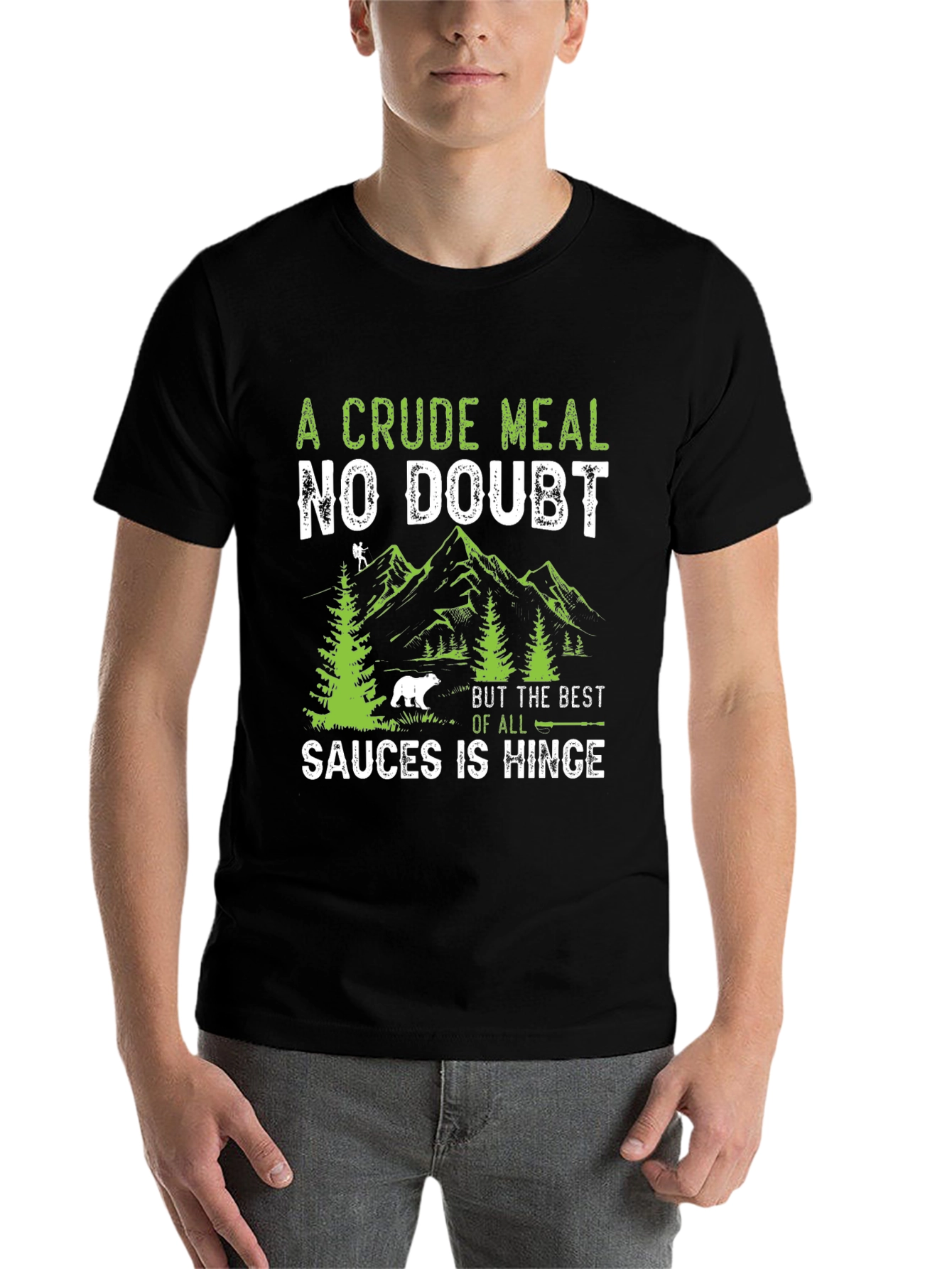 Black Crude Meal No Doubt T-Shirt view 7