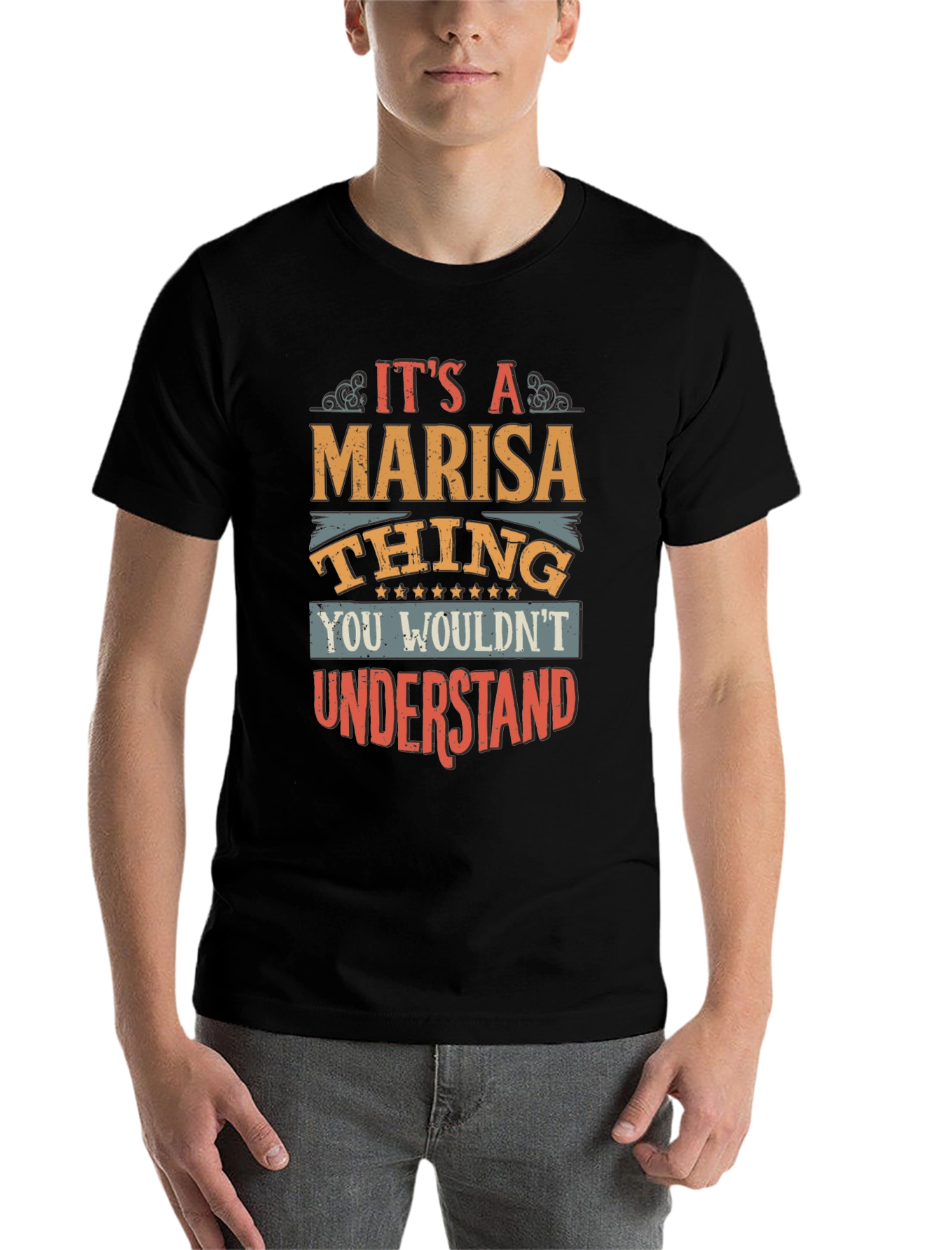 Black It's a Marisa Thing T-Shirt view 7