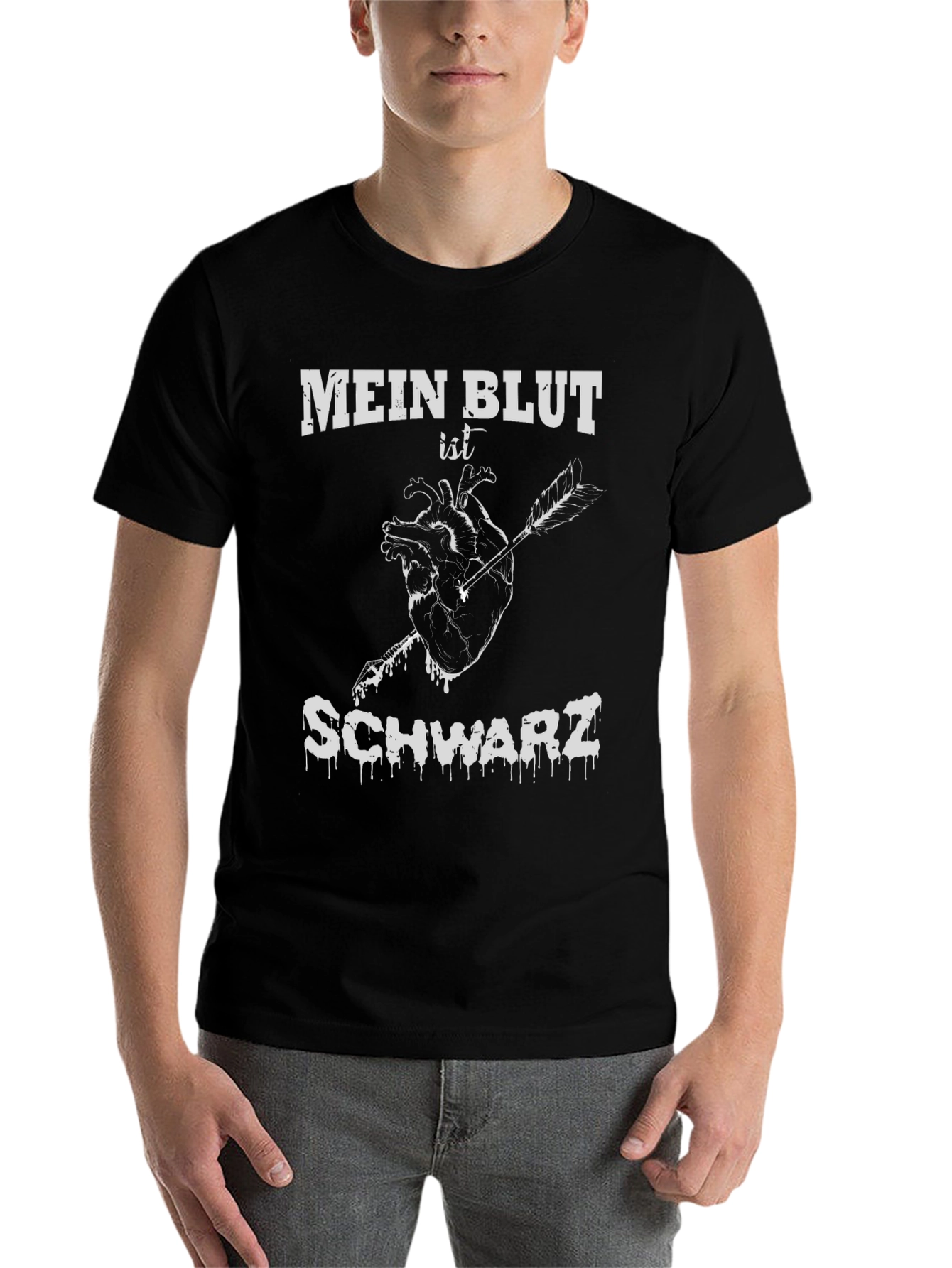 Black Mein Blut Ist Schwarz T-Shirt view 7