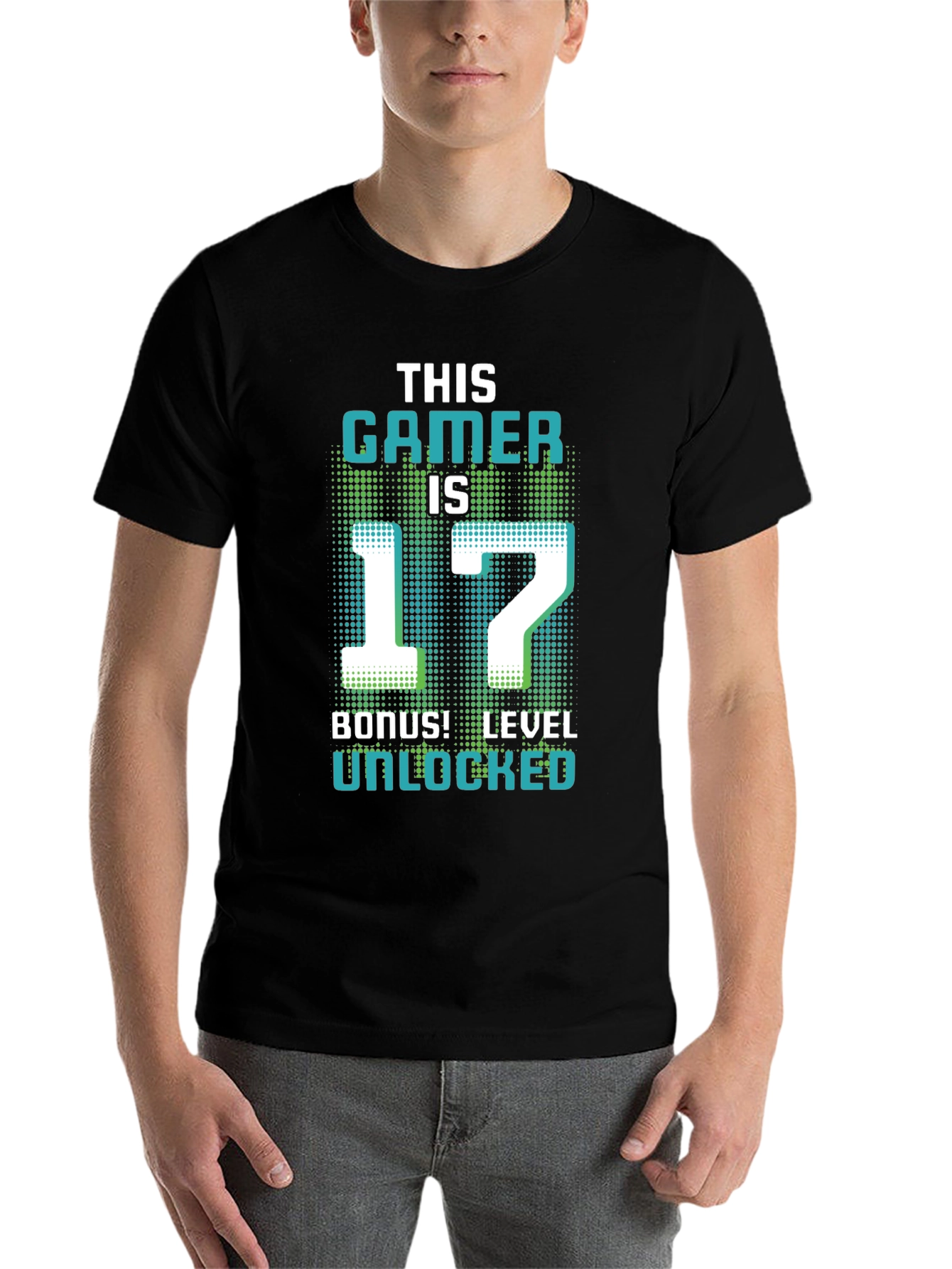 Black Level 17 Gamer T-Shirt - Birthday Bonus Unlocked view 7