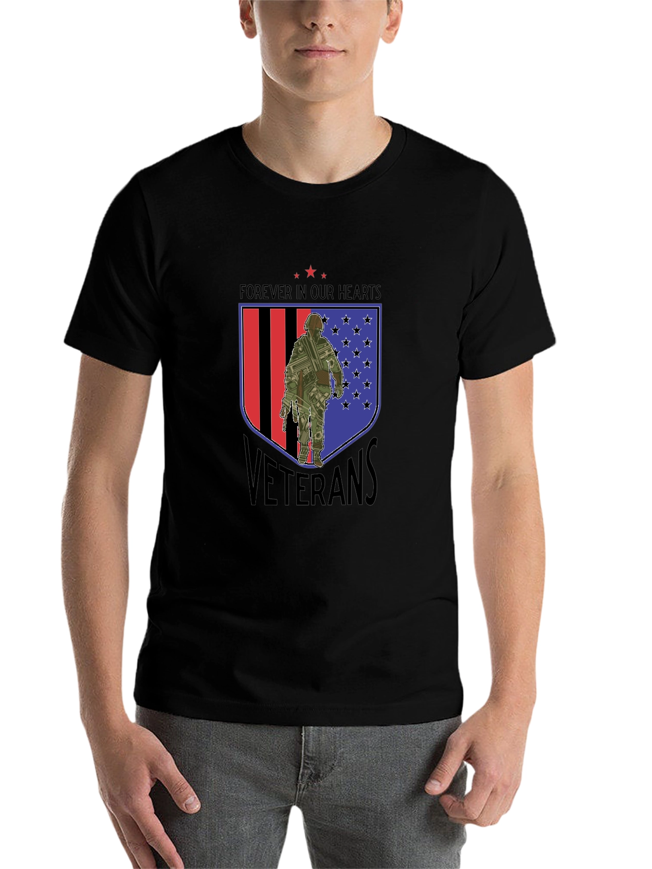 Forever In Our Hearts Veterans T-Shirt - 7