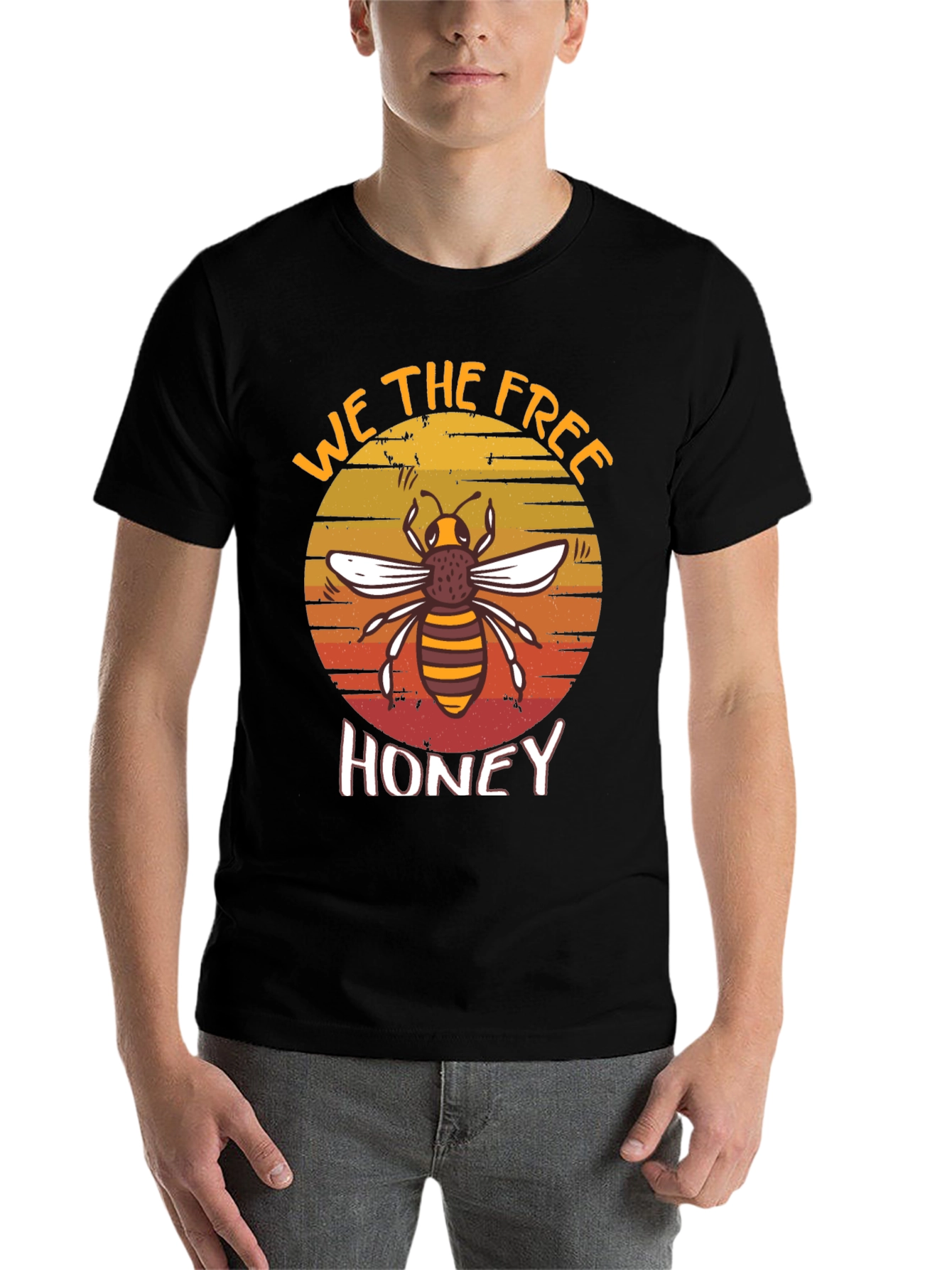 Black We the Free Honey Bee Graphic Tee view 7