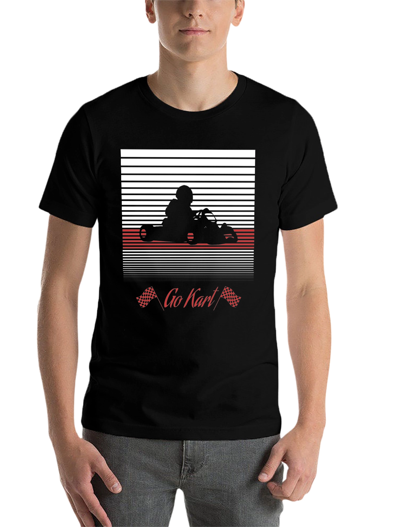 Go Kart Silhouette T-Shirt - 7
