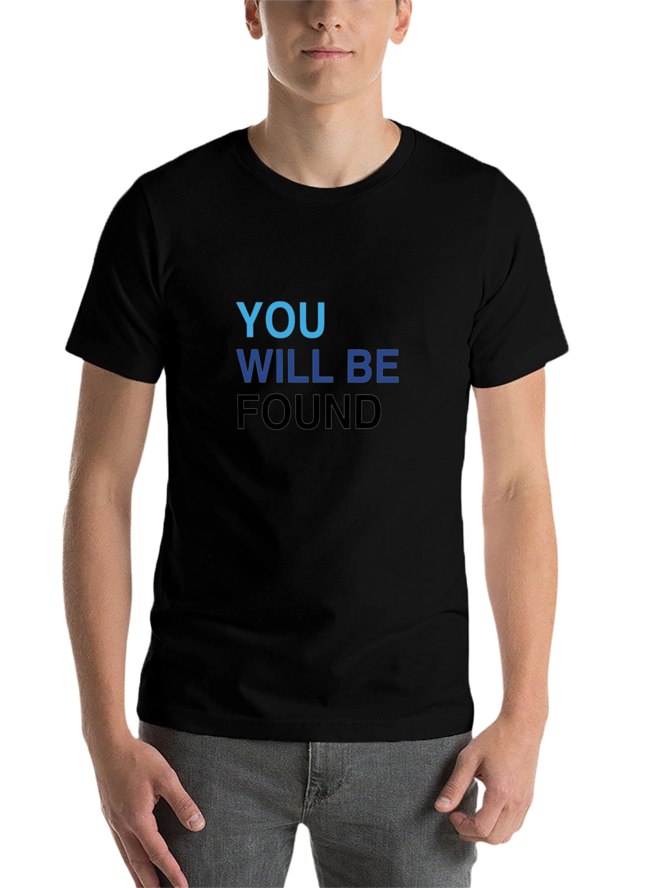 Black You Will Be Found Black T-Shirt view 7