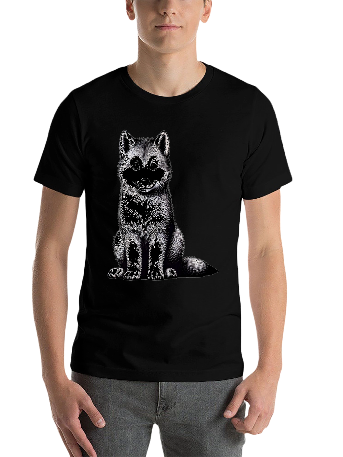 Cute Raccoon Graphic Print T-Shirt - Soft & Stylish - 7