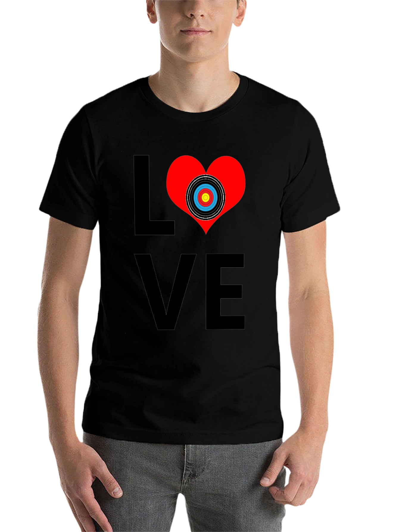 Black Archery Love T-Shirt view 7