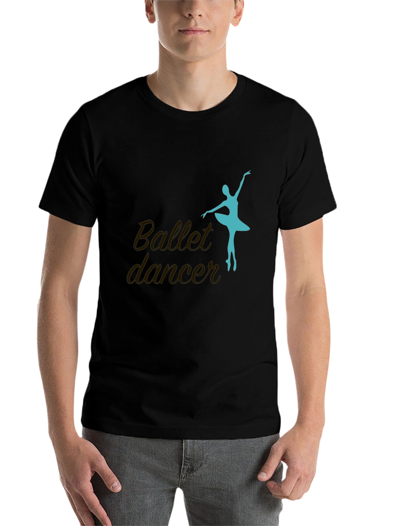 Black Ballet Dancer Graphic Tee - Stylish Comfort view 7